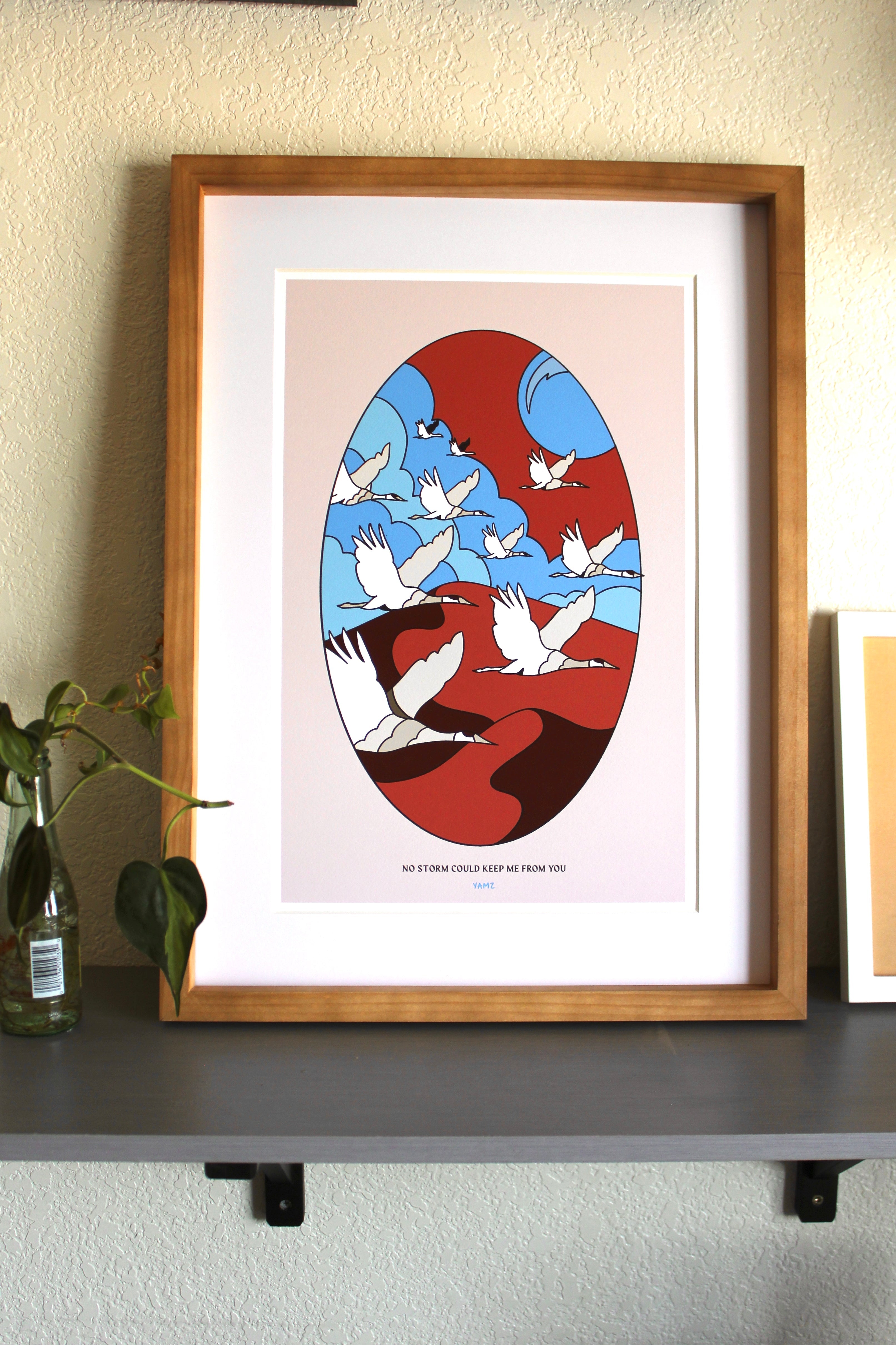 Sandhill Crane Migration - Limited Edition Art Print