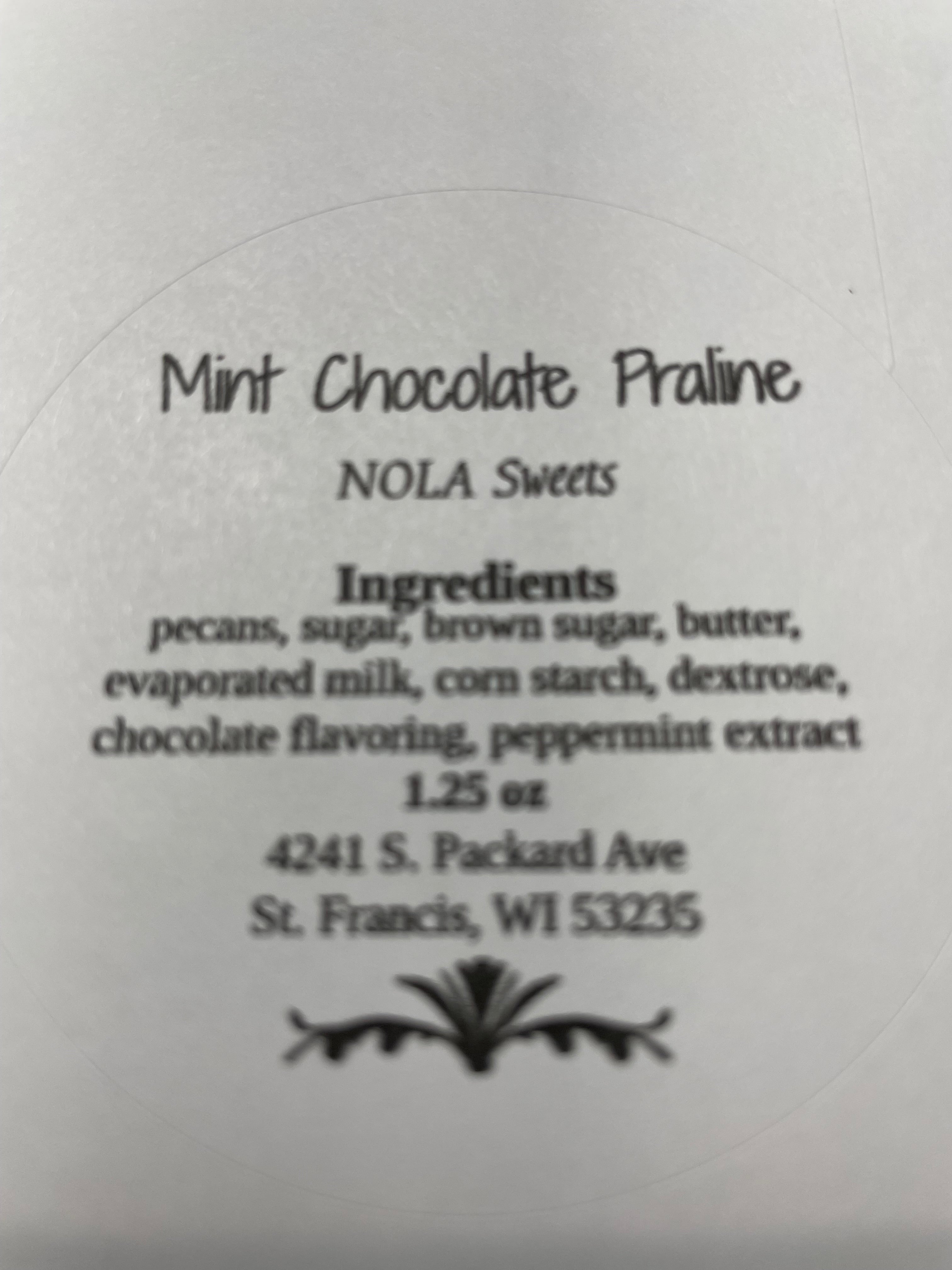 Mint Chocolate Praline