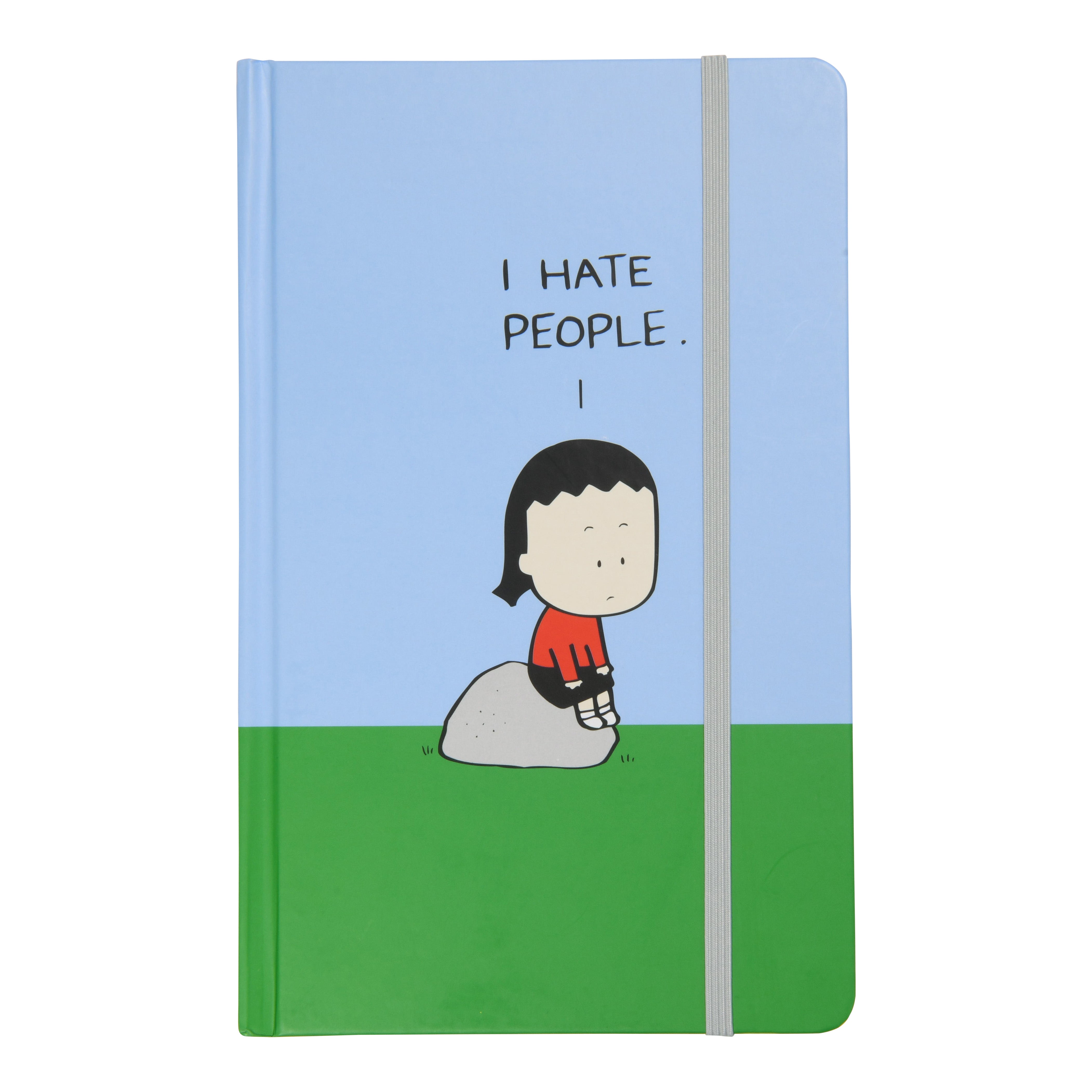 I Hate People blank lined journal