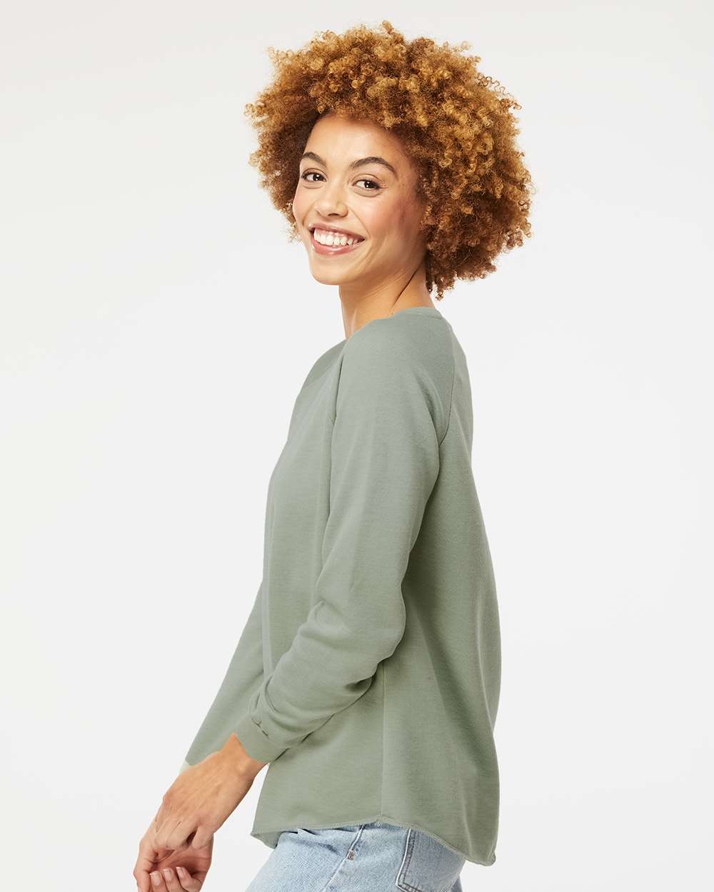Women's Feline Lucky Crewneck Cat Lover Sweatshirt