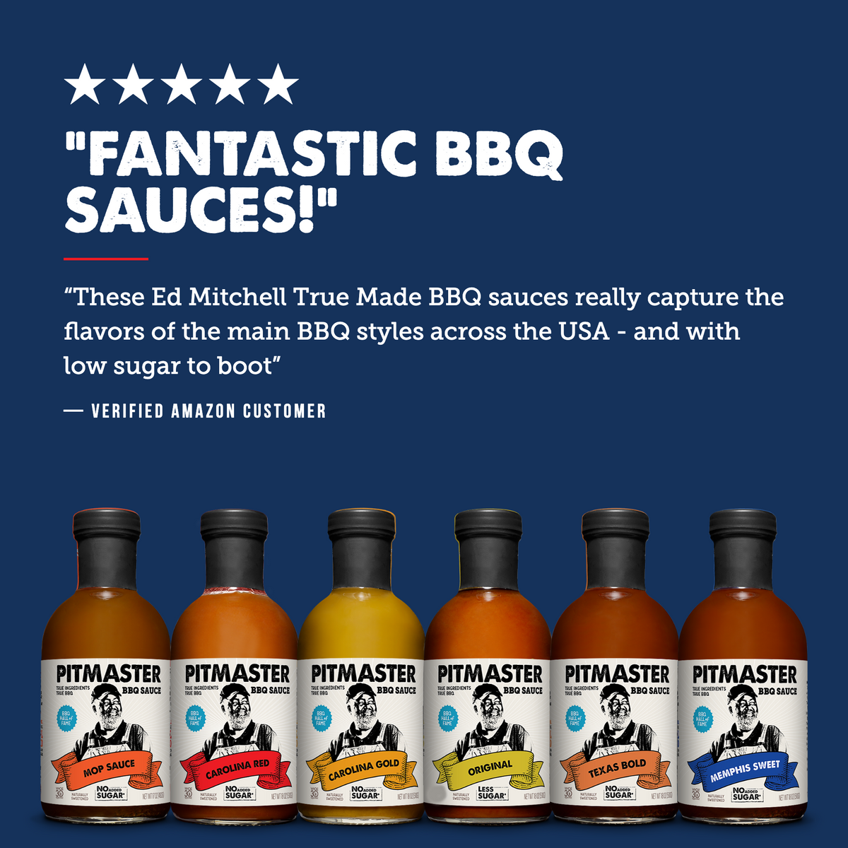Pitmaster Ed Mitchell BBQ Variety 6-Pack