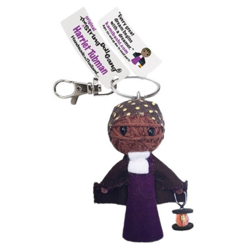 Kamibashi String Doll Keychain - Harriet Tubman