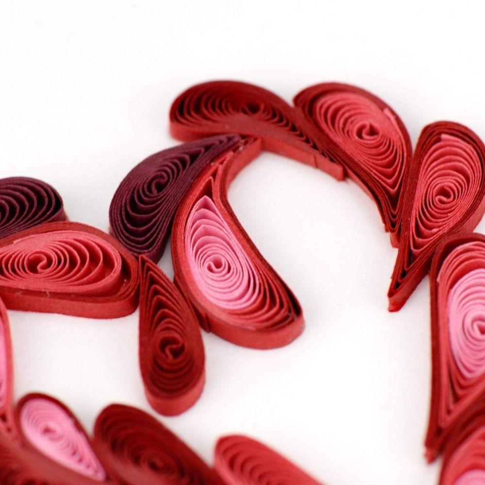 A Toast to Love Quilled Greeting Card