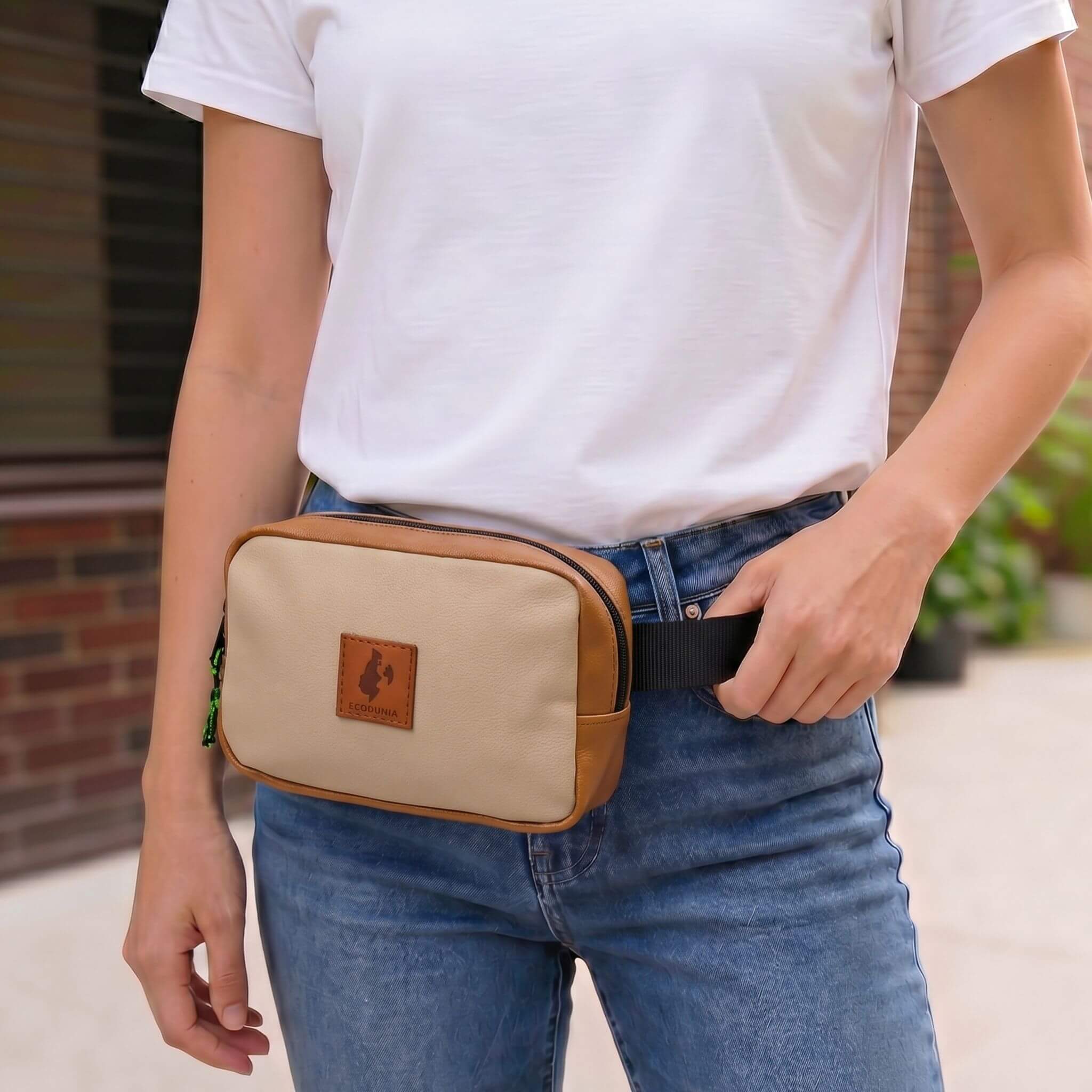 Vegan Leather Belt Bag, Crossbody Fanny Pack