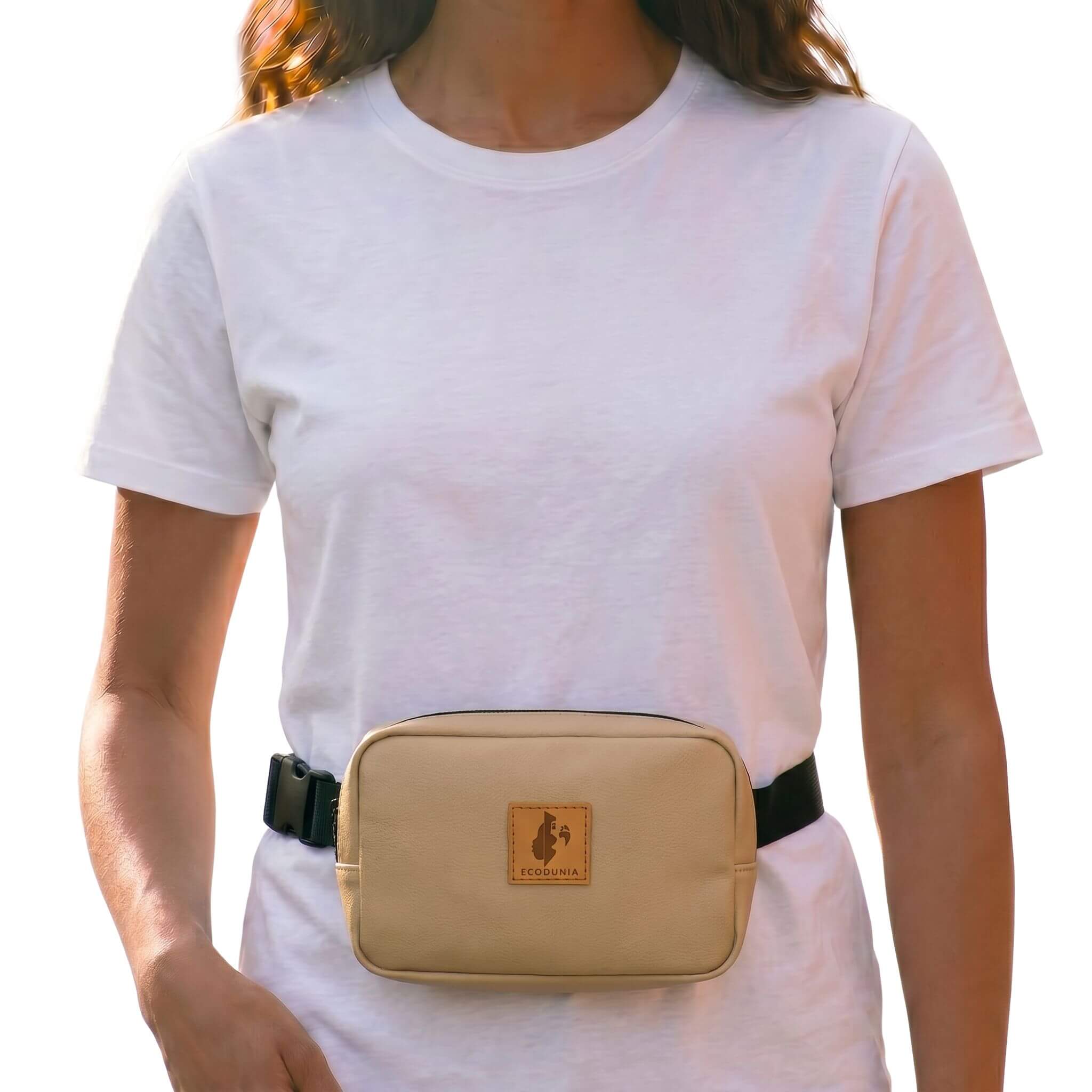 Vegan Leather Belt Bag, Crossbody Fanny Pack