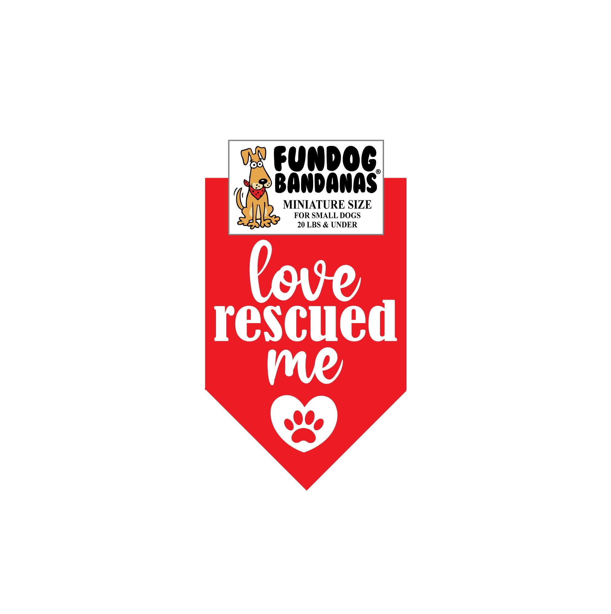 Love Rescued Me Bandana