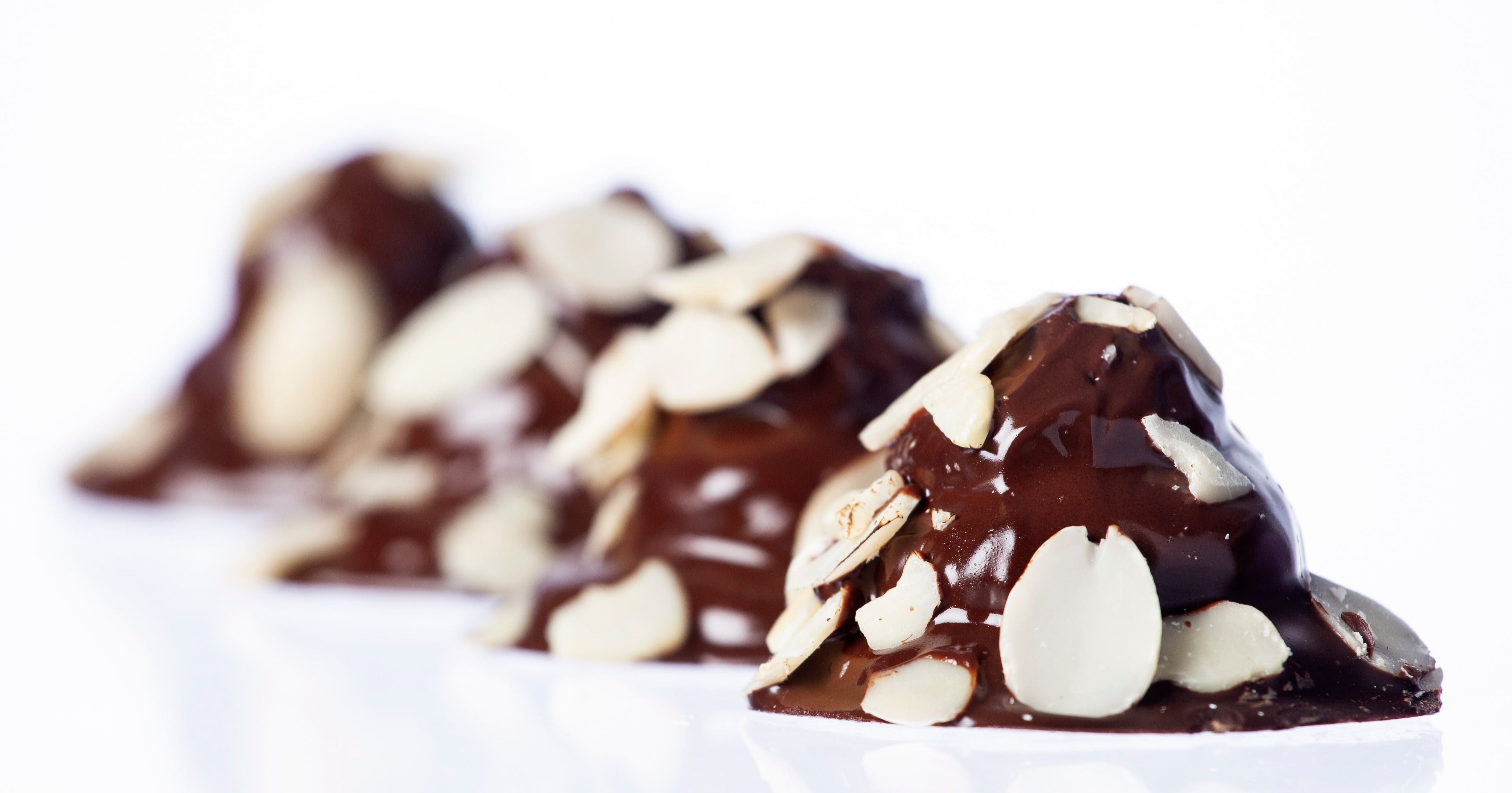 Chocolate Almond Dulce de Leche Truffles