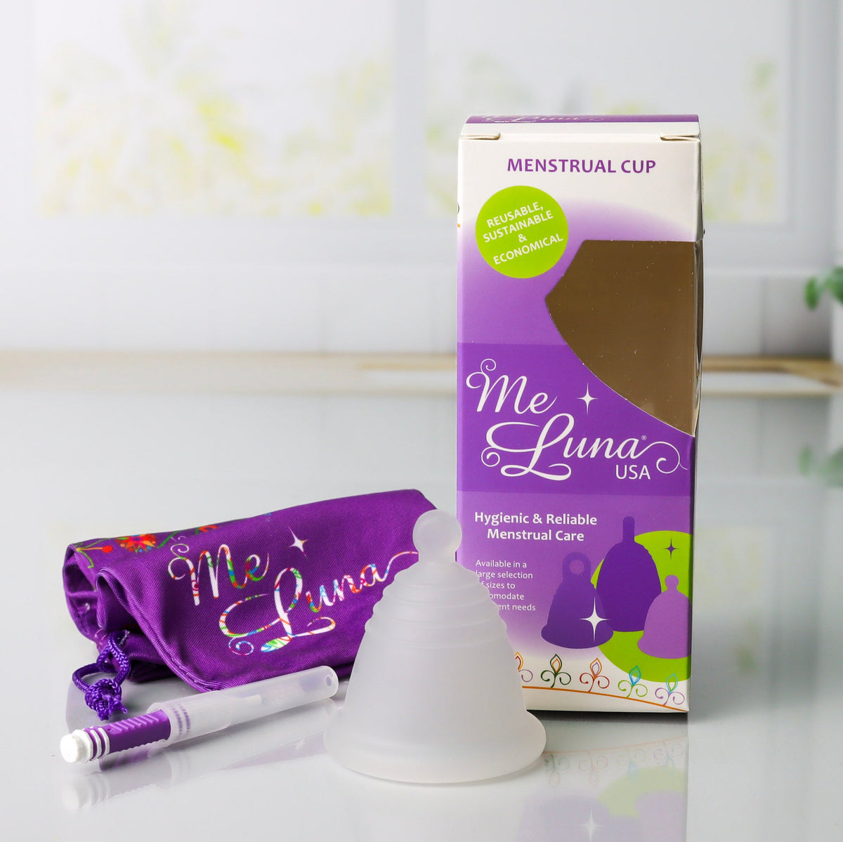 MeLuna Low Cervix Menstrual Cup | Shorty | Classic | Ball Handle