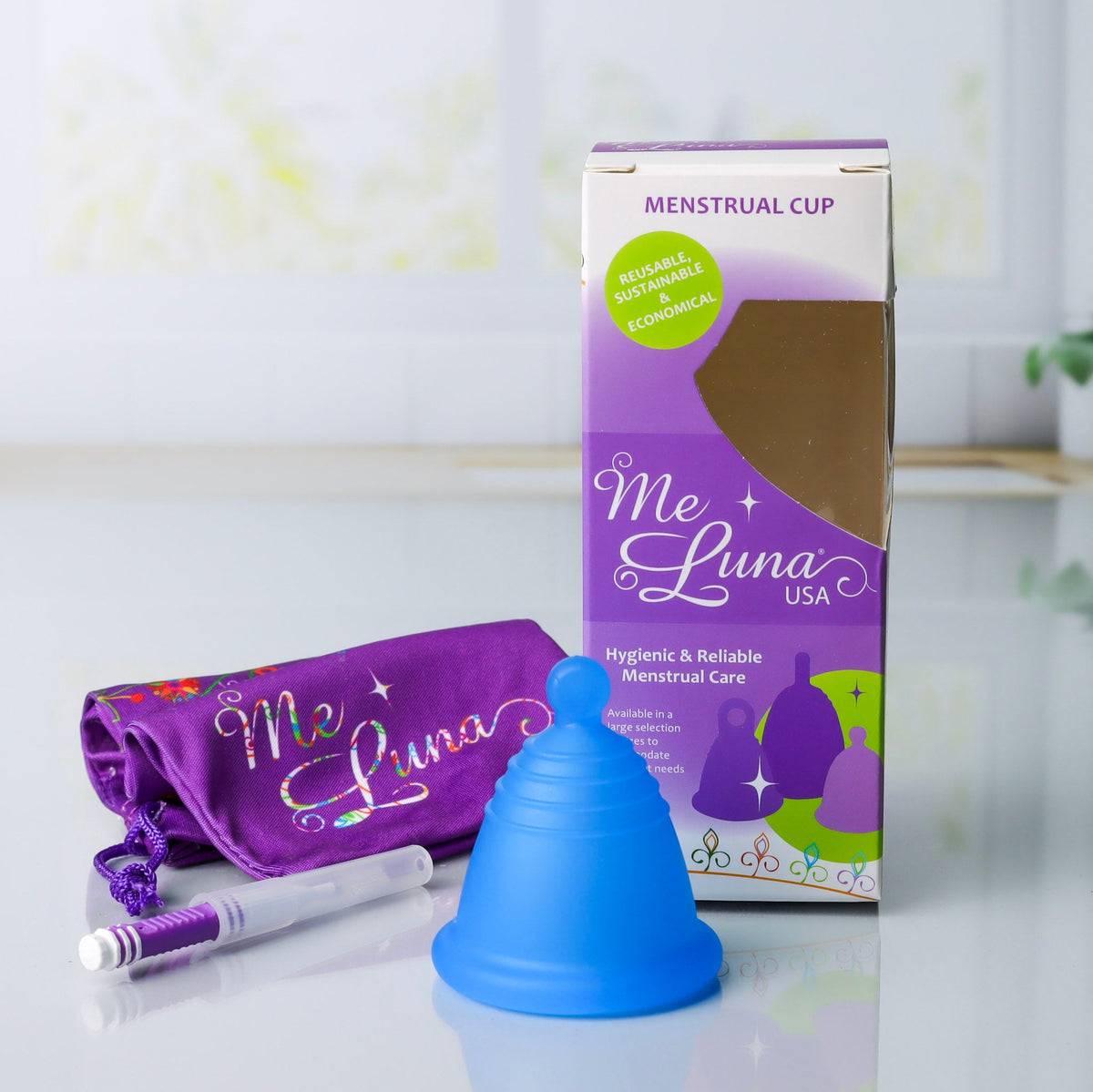 MeLuna Low Cervix Menstrual Cup | Shorty | Classic | Ball Handle