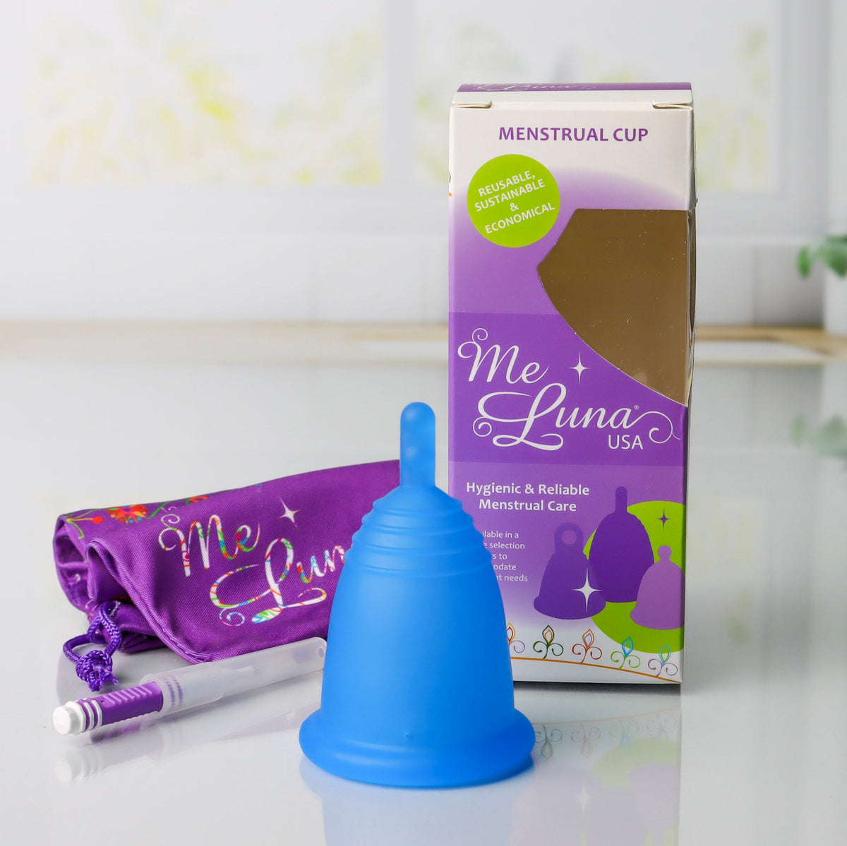 MeLuna Menstrual Cup | Sport | Stem Handle
