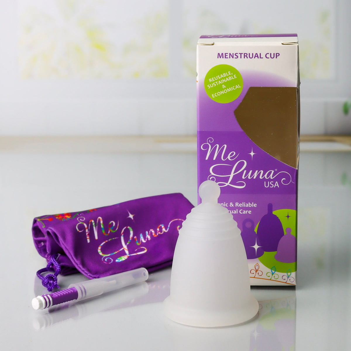 MeLuna Heavy Flow Menstrual Cup | High Capacity XL | Classic | Ball Handle