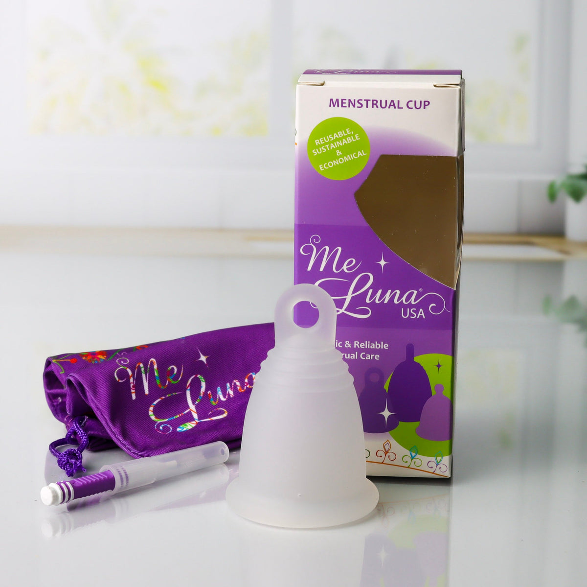 MeLuna Teen Menstrual Cup | Classic | Ring Handle