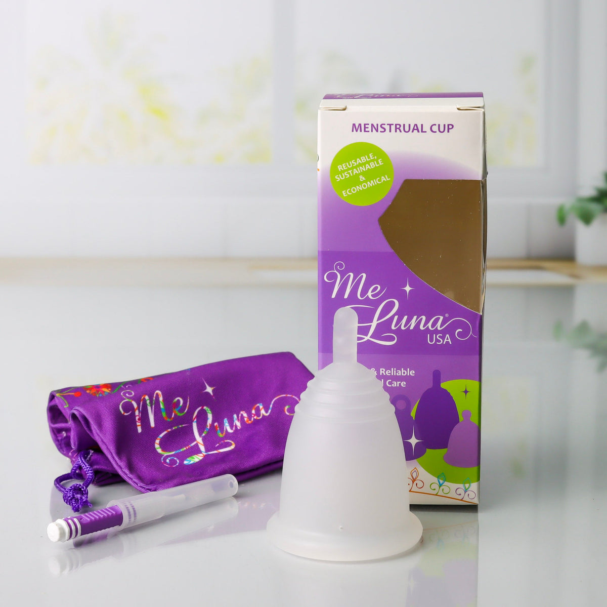 MeLuna Menstrual Cup | Sport | Stem Handle