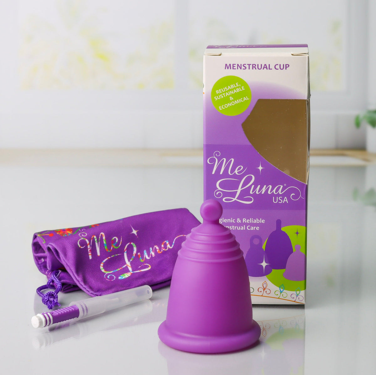 MeLuna Heavy Flow Menstrual Cup | High Capacity XL | Classic | Ball Handle