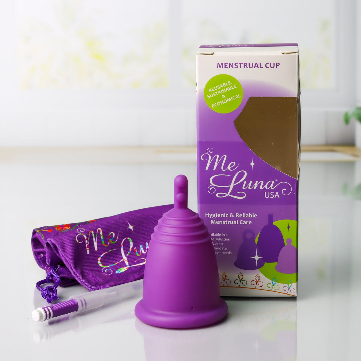 MeLuna Menstrual Cup | Classic | Stem Handle