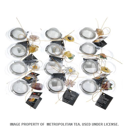Banff Mesh Tea Ball Infuser w/ Assorted Flower Charm