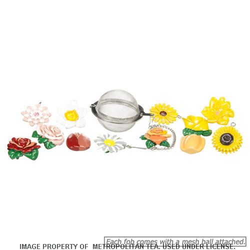Banff Mesh Tea Ball Infuser w/ Assorted Flower Charm