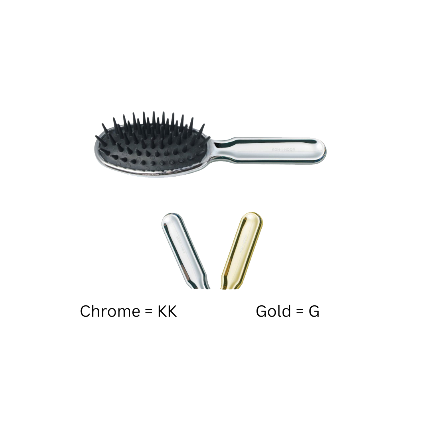 Metallic Pneumatic Detangling Hairbrush