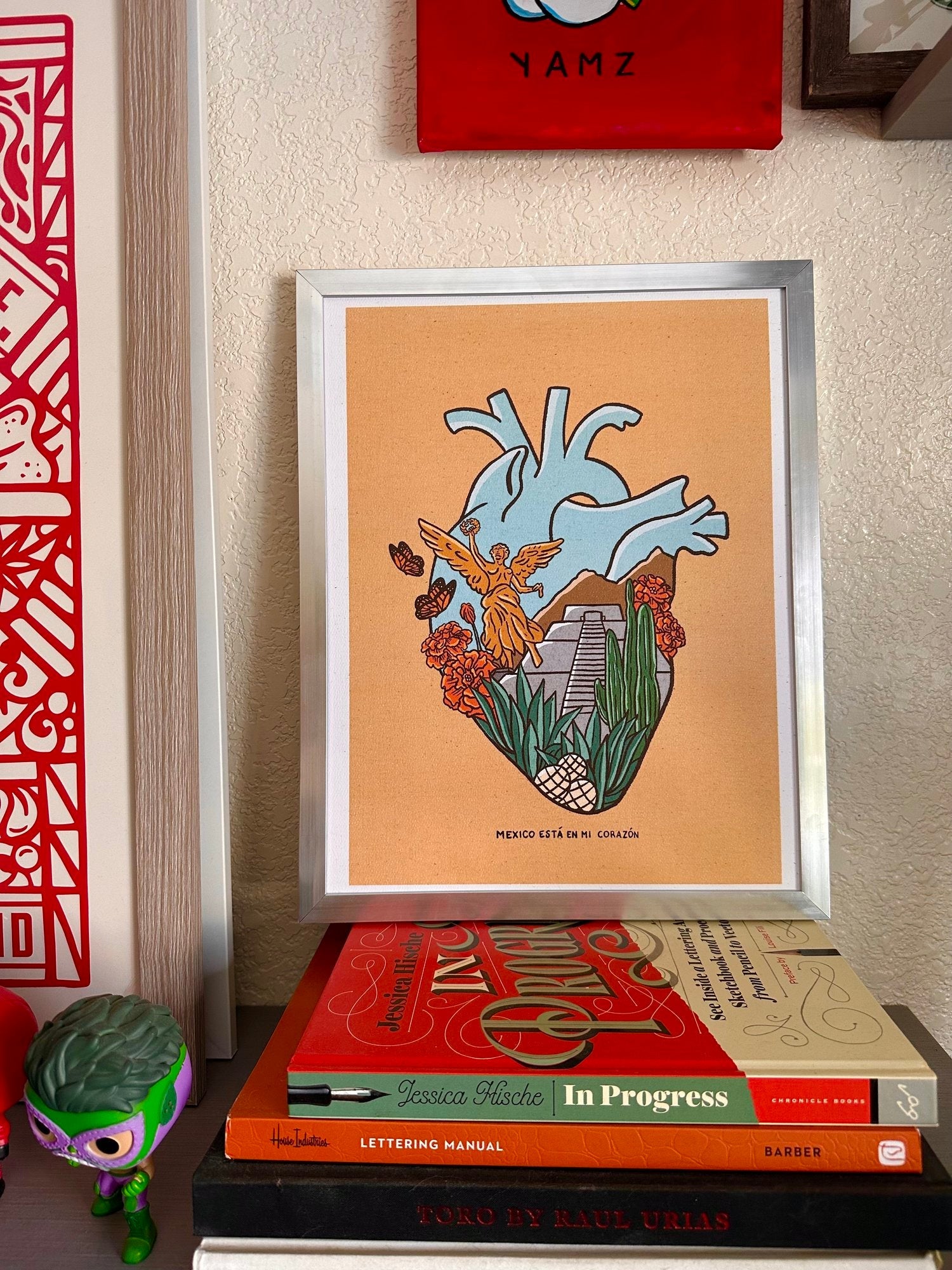 Mexico Estas En Mi Corazon Print