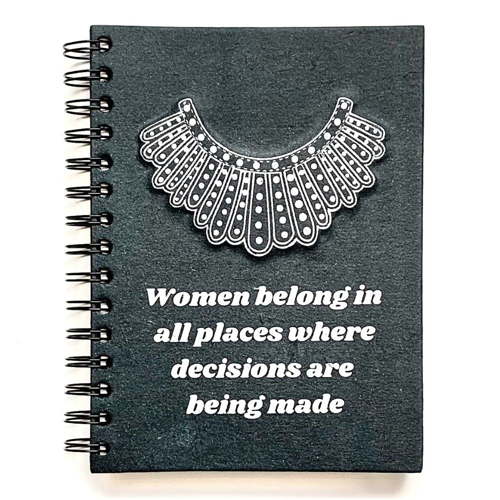 Mr. Ellie Pooh Large Notebook Journal RBG Dissent Collar