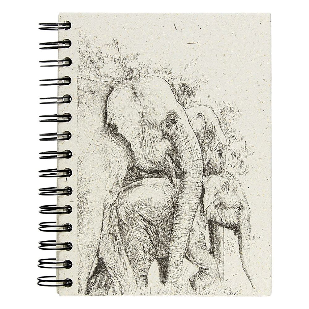 Mr. Ellie Pooh Large Notebook Journal Elephant Sketch