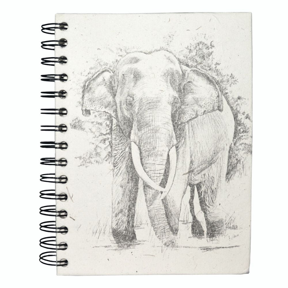 Mr. Ellie Pooh Large Notebook Journal Elephant Sketch