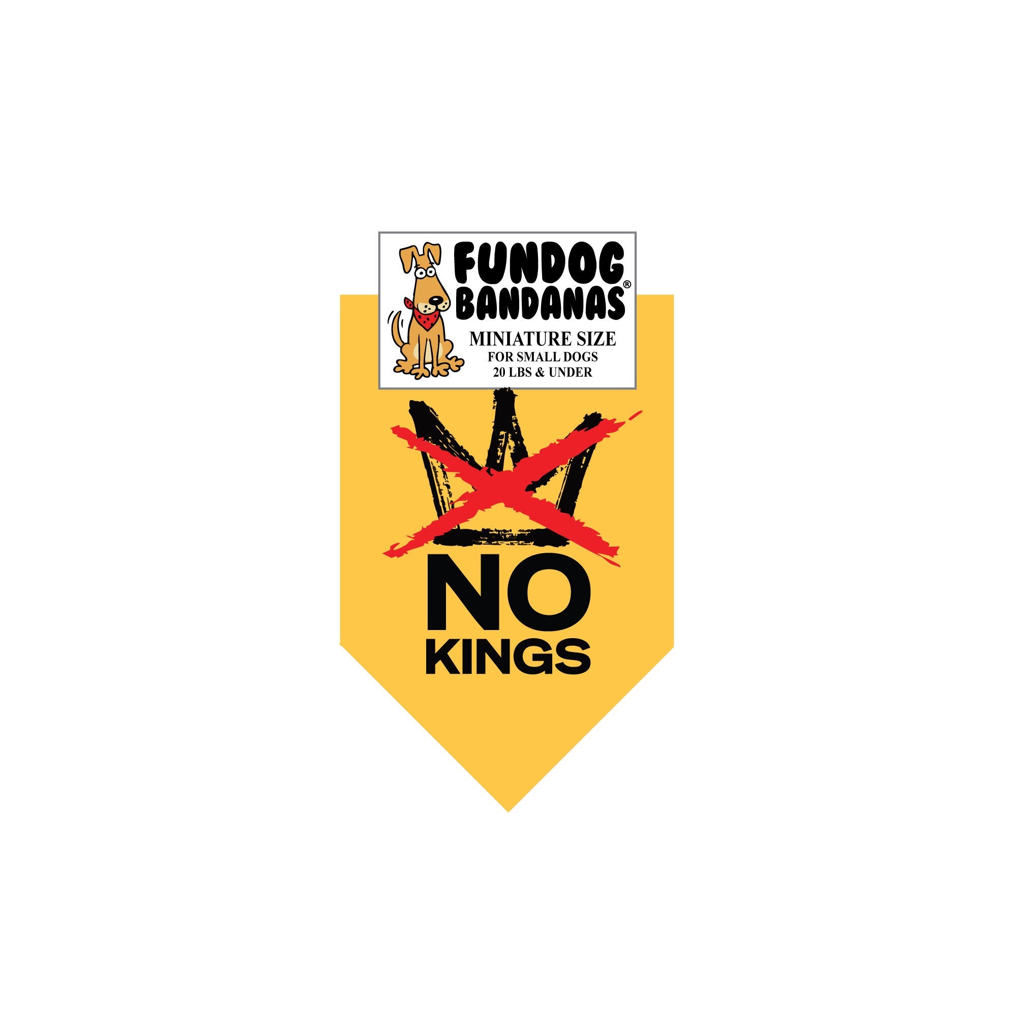 NO KINGS Bandana