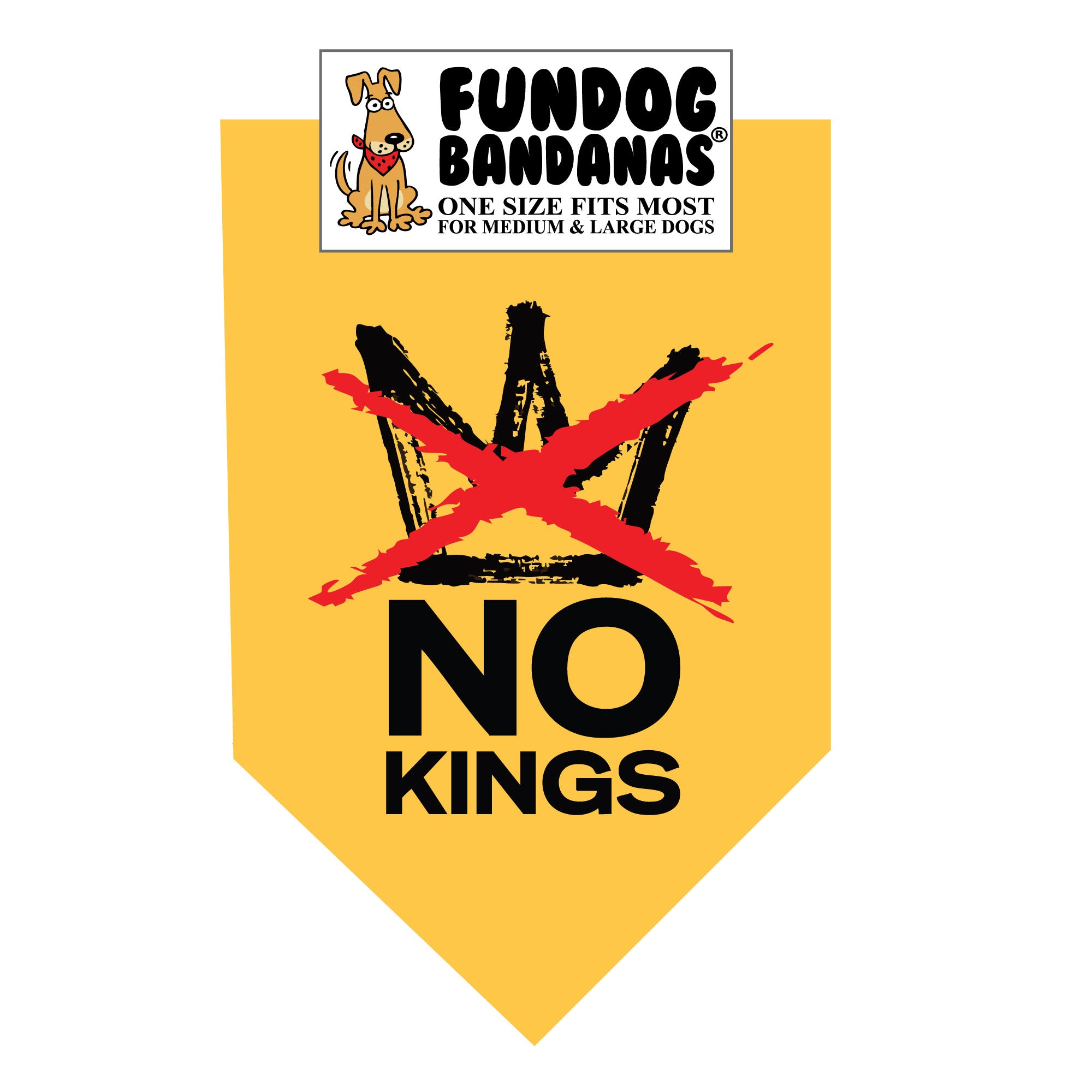 NO KINGS Bandana