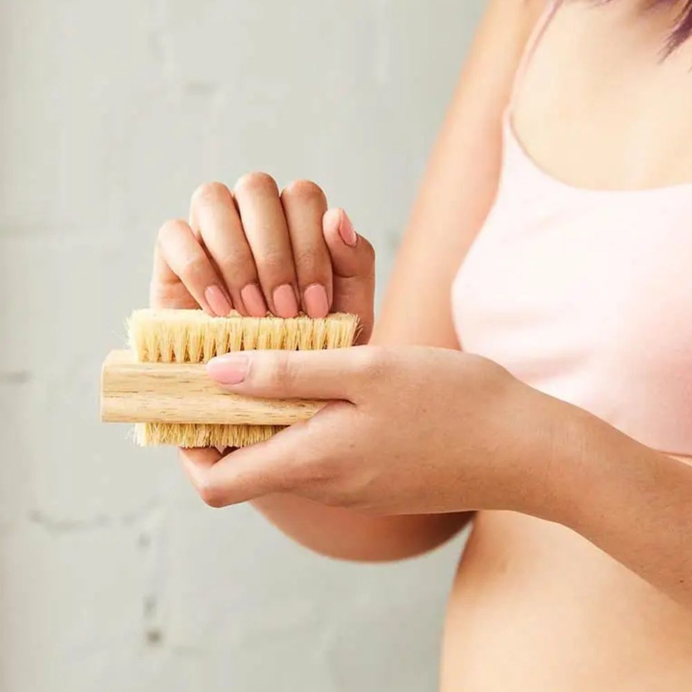 Natural Tampico Eco Max Premium Nail Brush