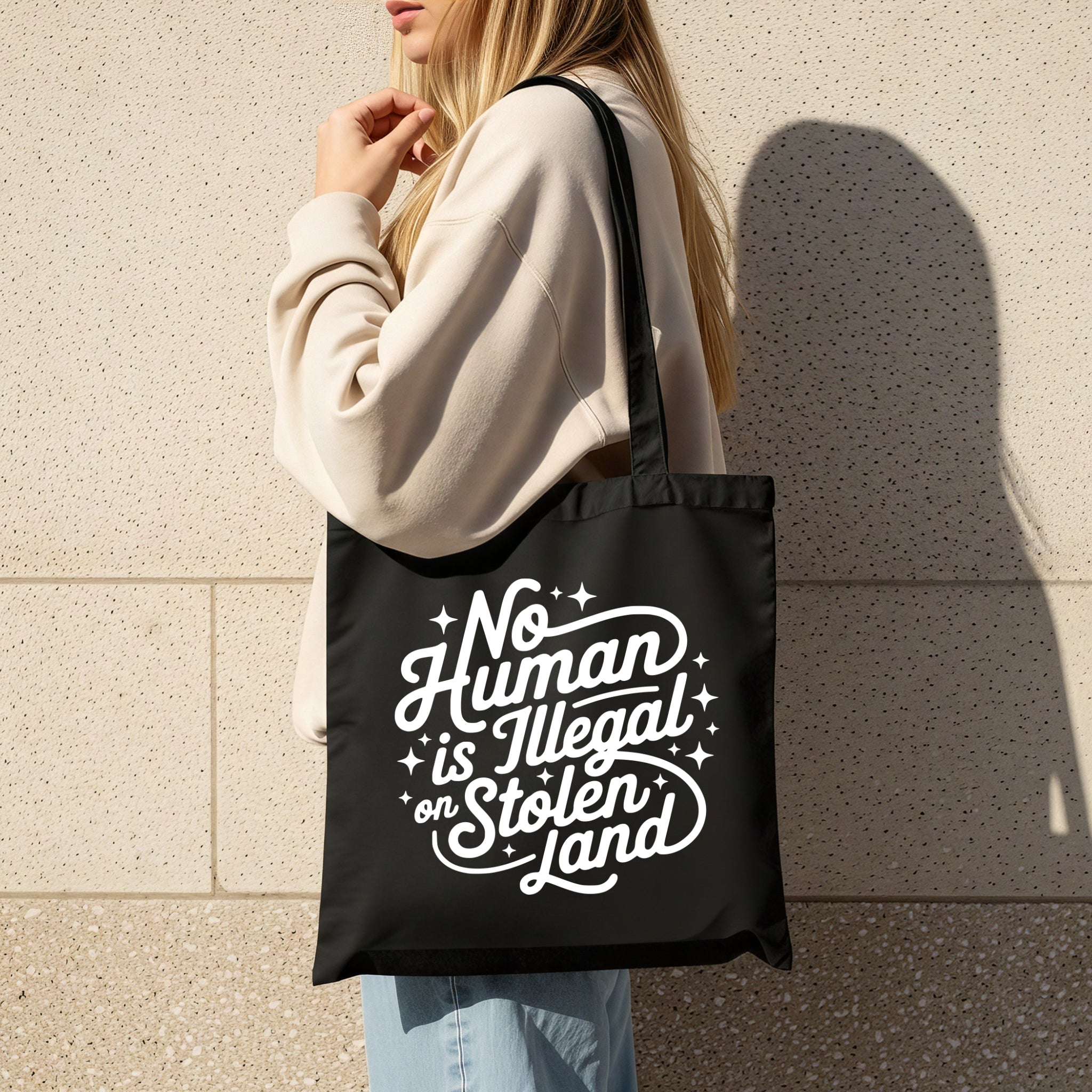 No Human is Illegal Tote Bag