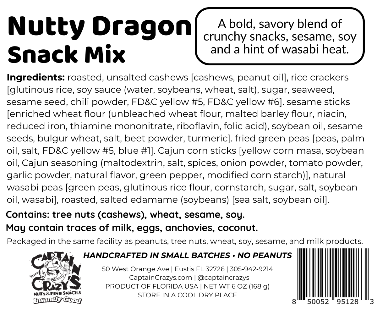 Nutty Dragon Snack Mix