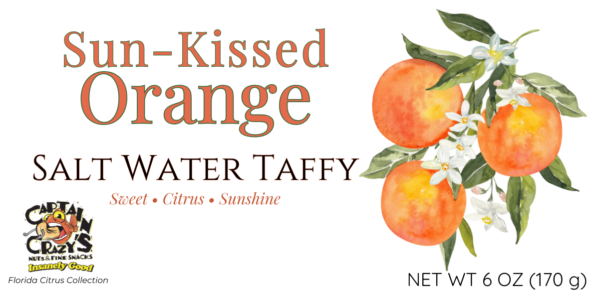 Sun-Kissed Orange Salt Water Taffy | Florida Citrus Collection