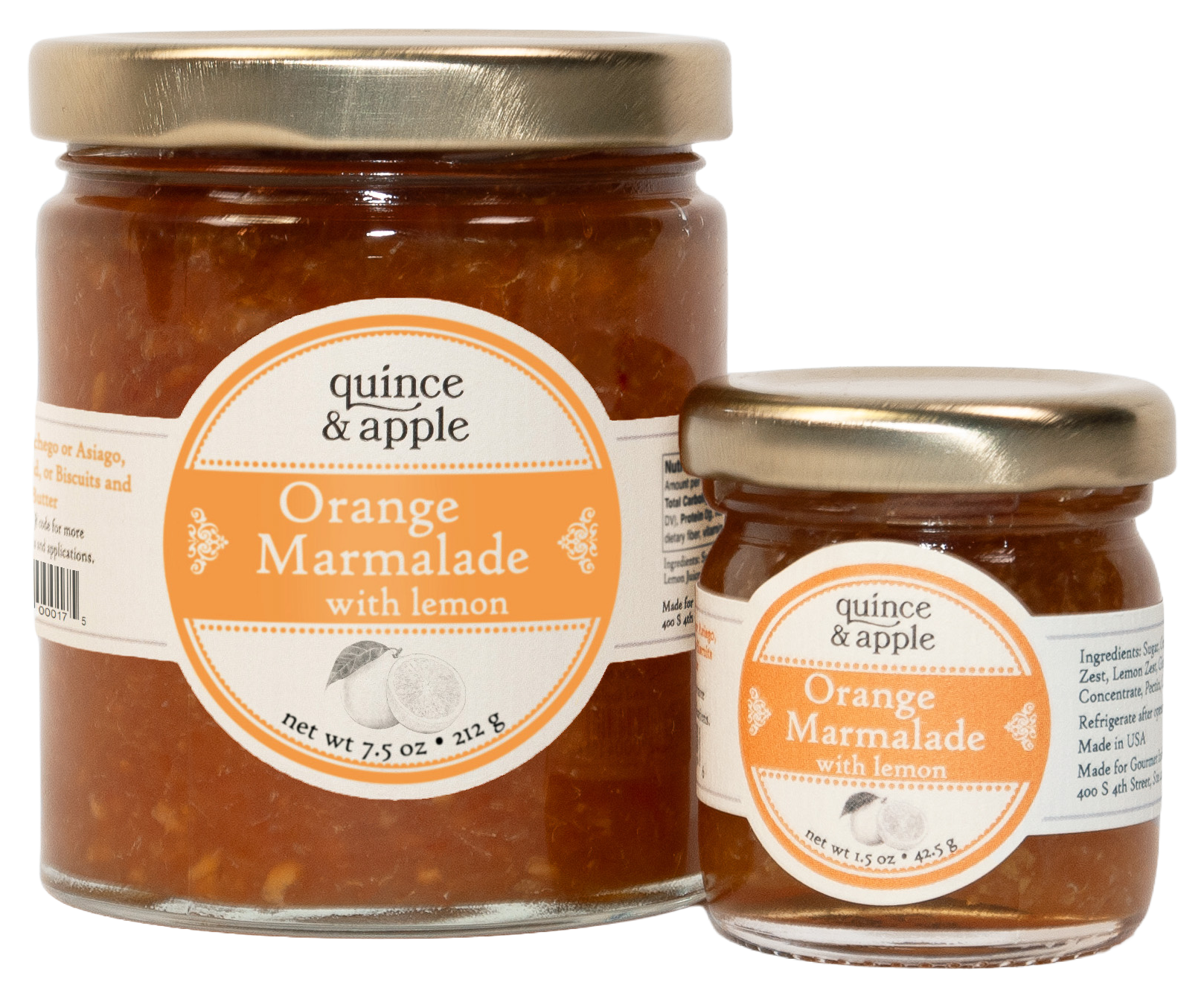 Orange Marmalade with Lemons Conserve