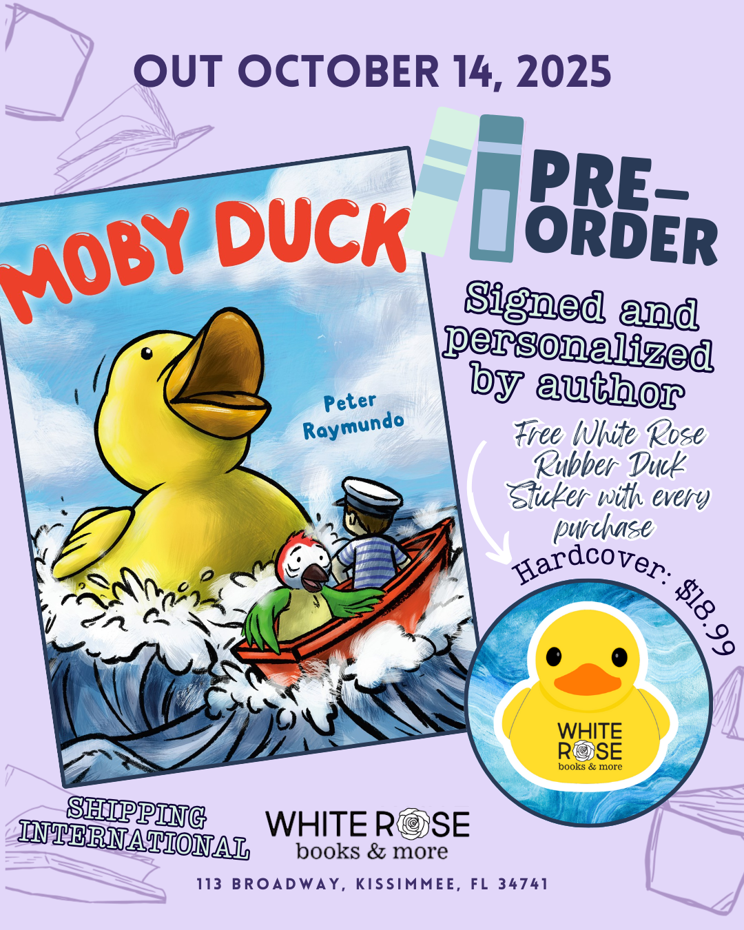 Moby Duck by Peter Raymundo (Signed and Personalized)