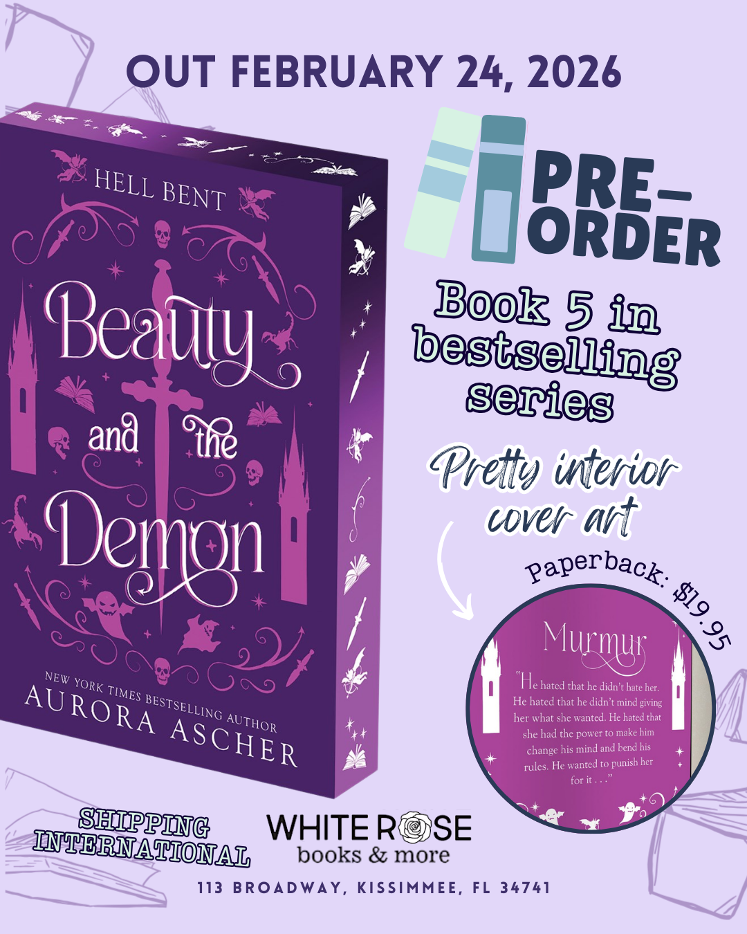 Pre-Order: Beauty and the Demon: Deluxe Limited Edition (Hell Bent) by Aurora Ascher
