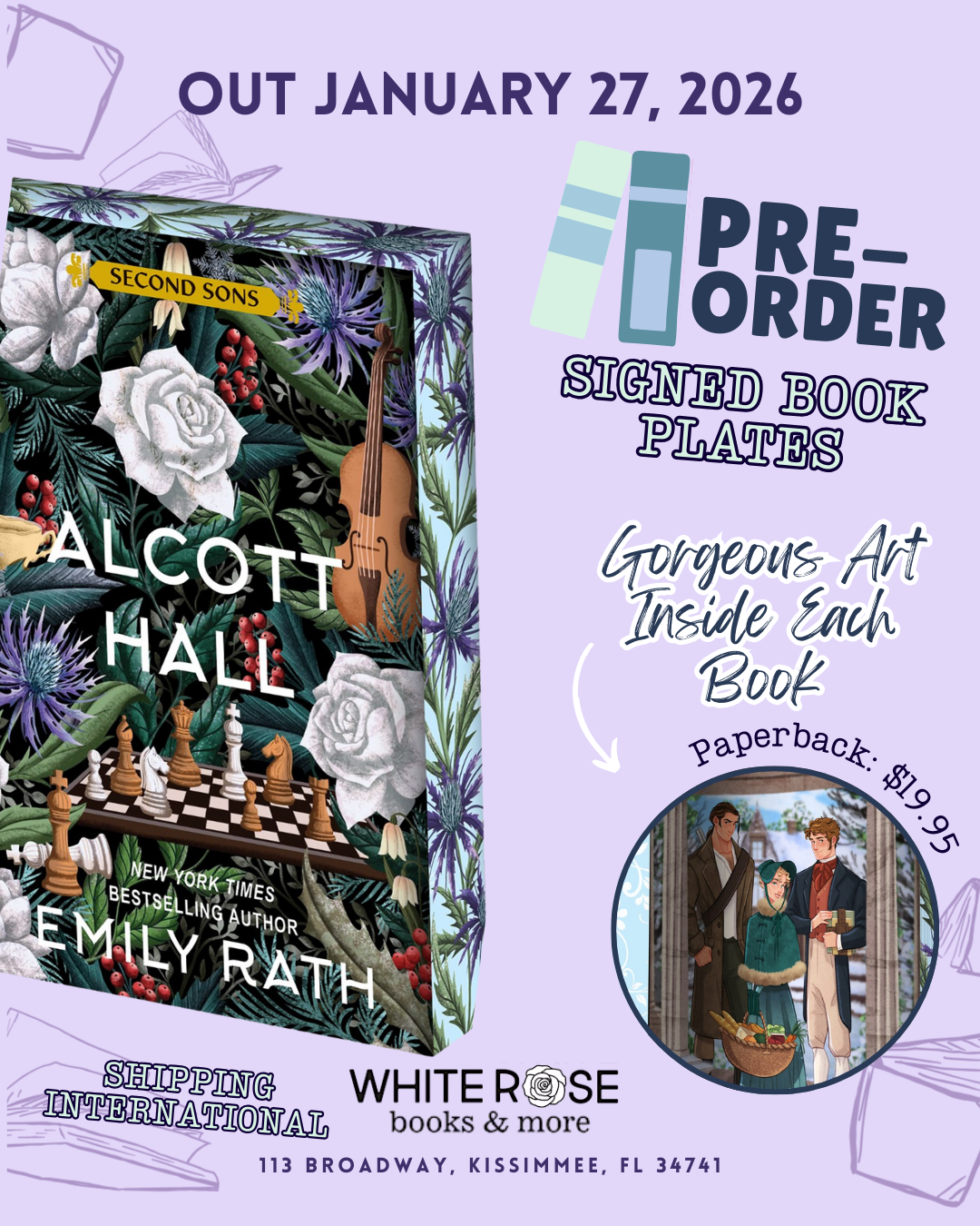 PRE-ORDER: Alcott Hall: Deluxe Limited Edition (Second Sons, 3) by Emily Rath (SIGNED BOOKPLATE)
