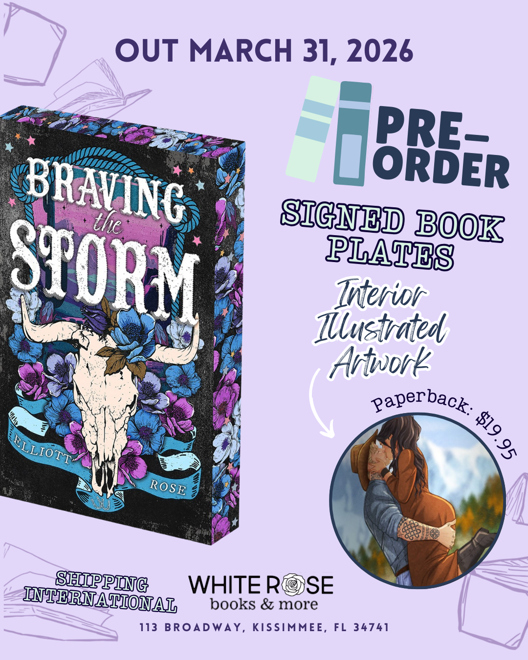 Pre-Order: Braving the Storm: Deluxe Limited Edition by Elliott Rose (Signed Book Plates)