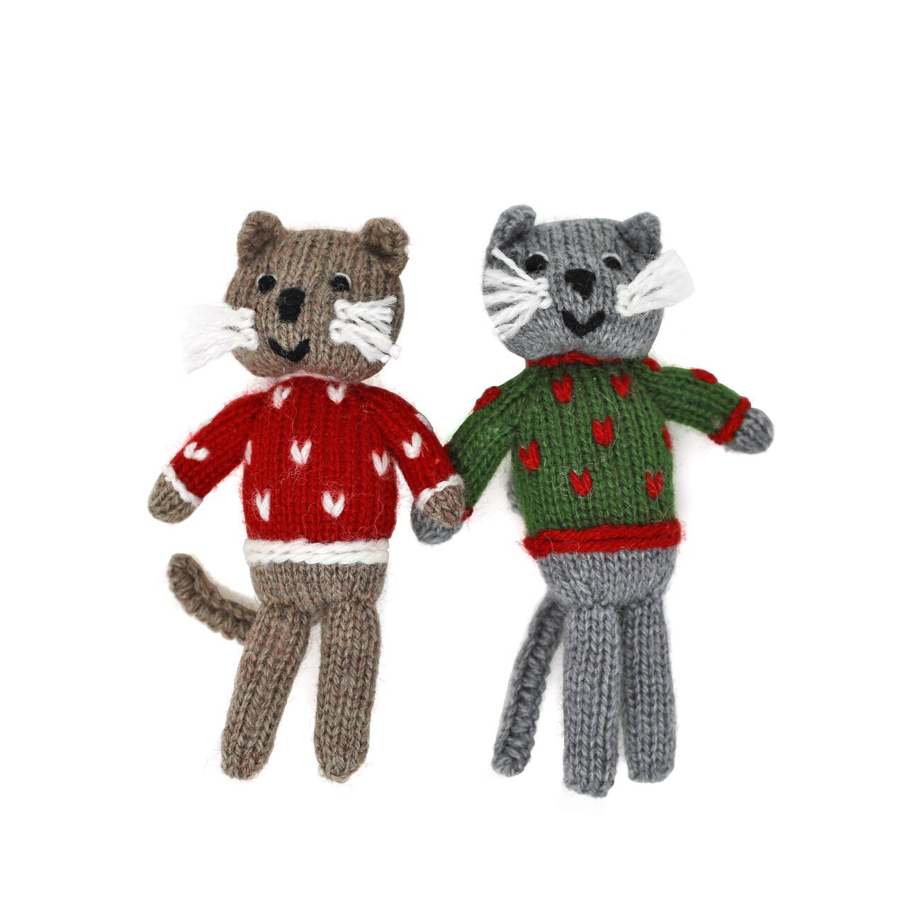 Cat Ornament, set of 2