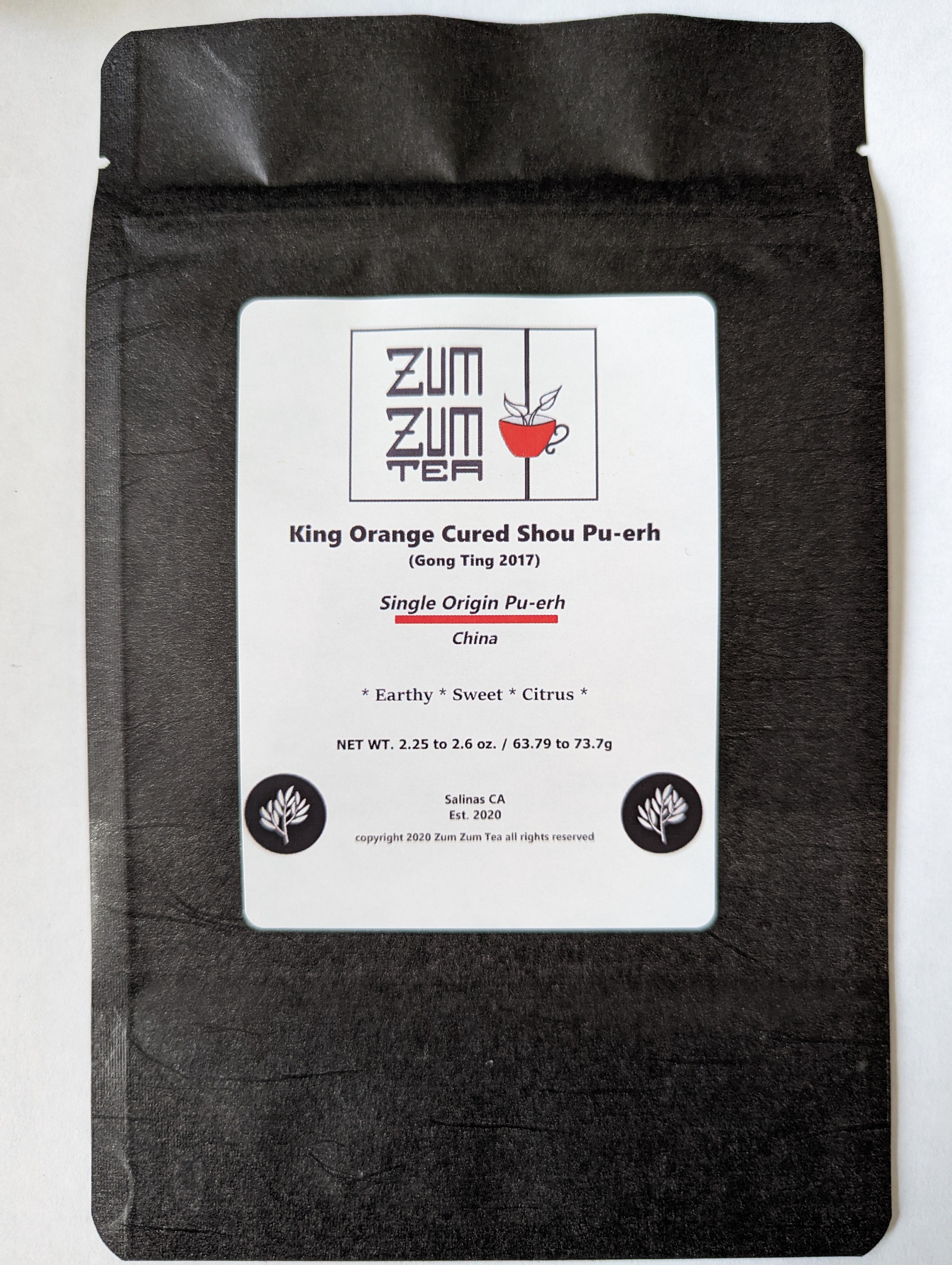 King Orange Cured Shou Pu-erh