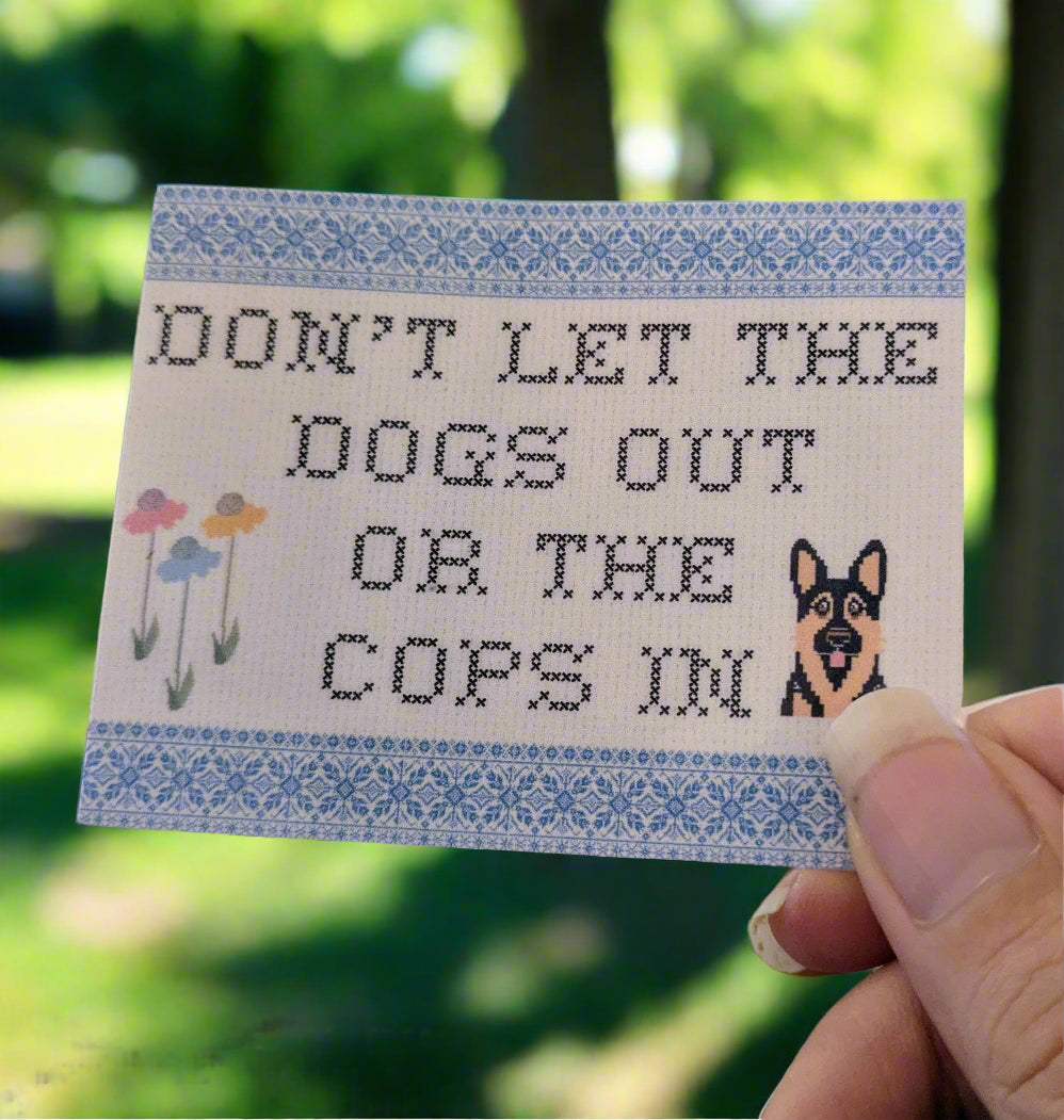 Sticker: Don't let them in