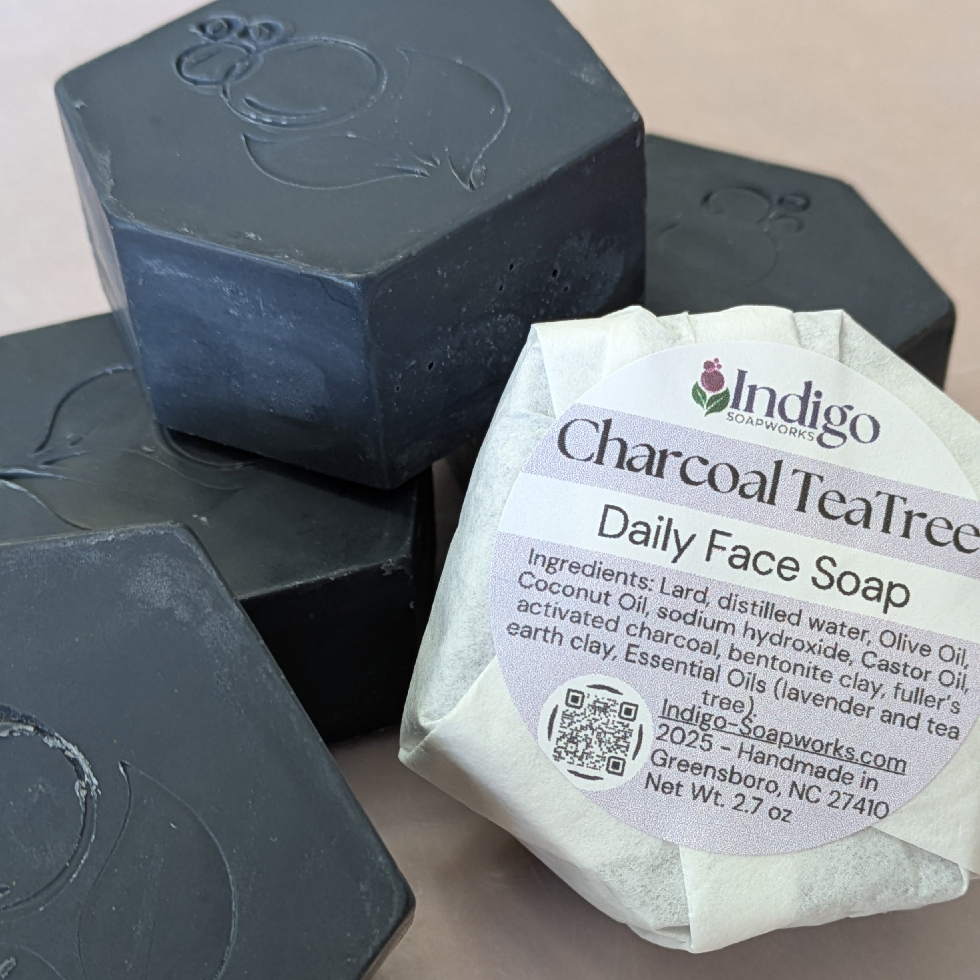Charcoal Tea Tree Face Soap bar