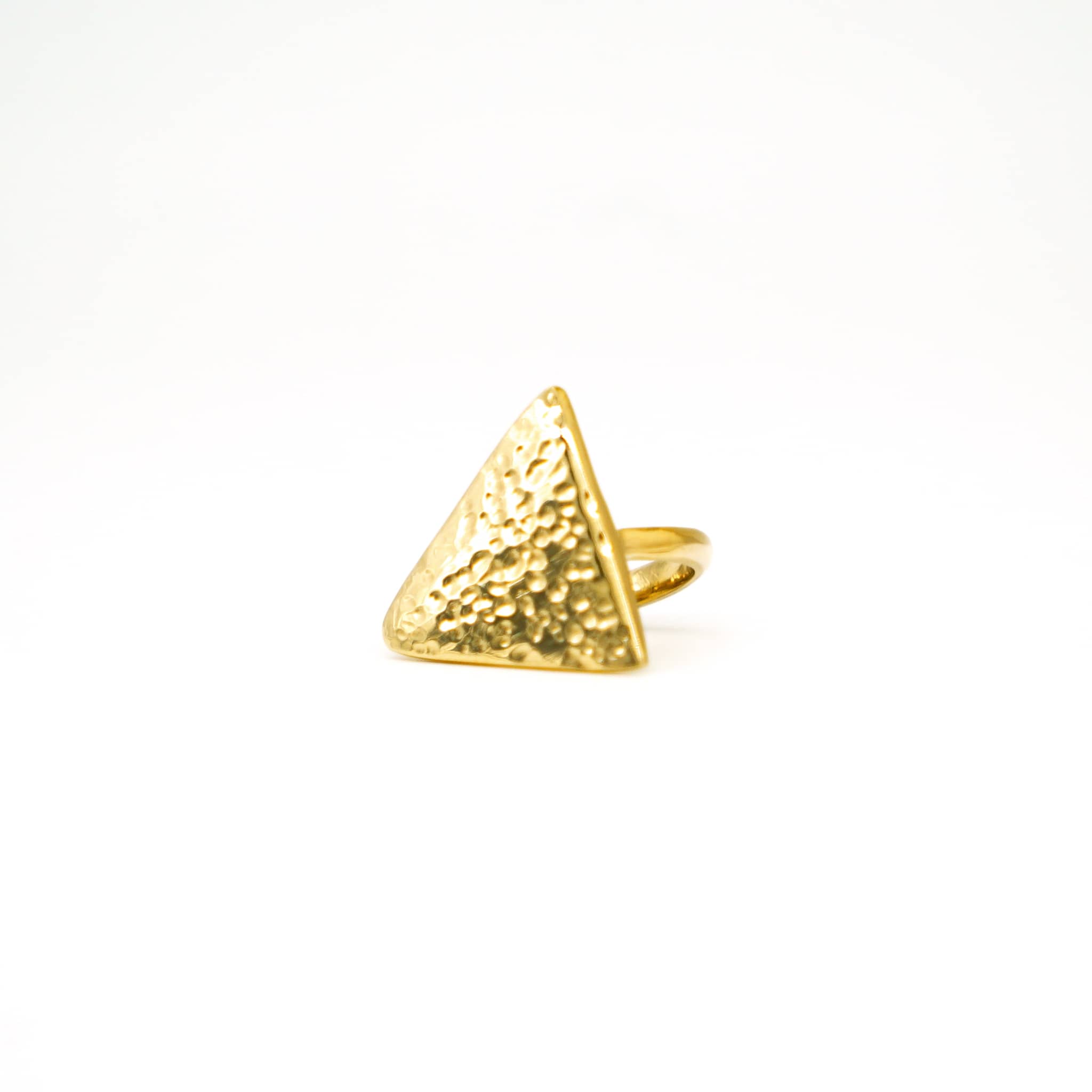 Hammered Triangle Ring | Pambo