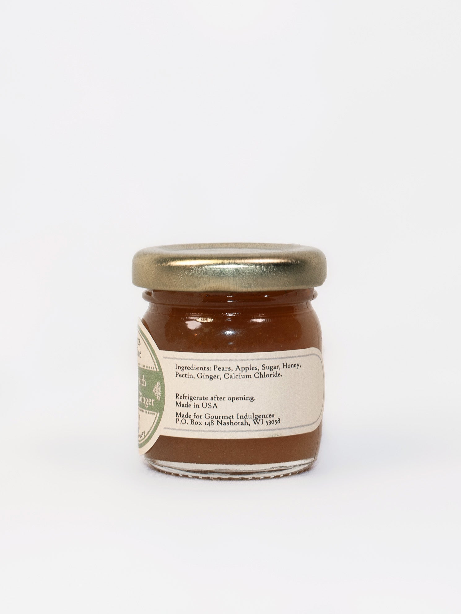 Pear with Honey and Ginger Conserve