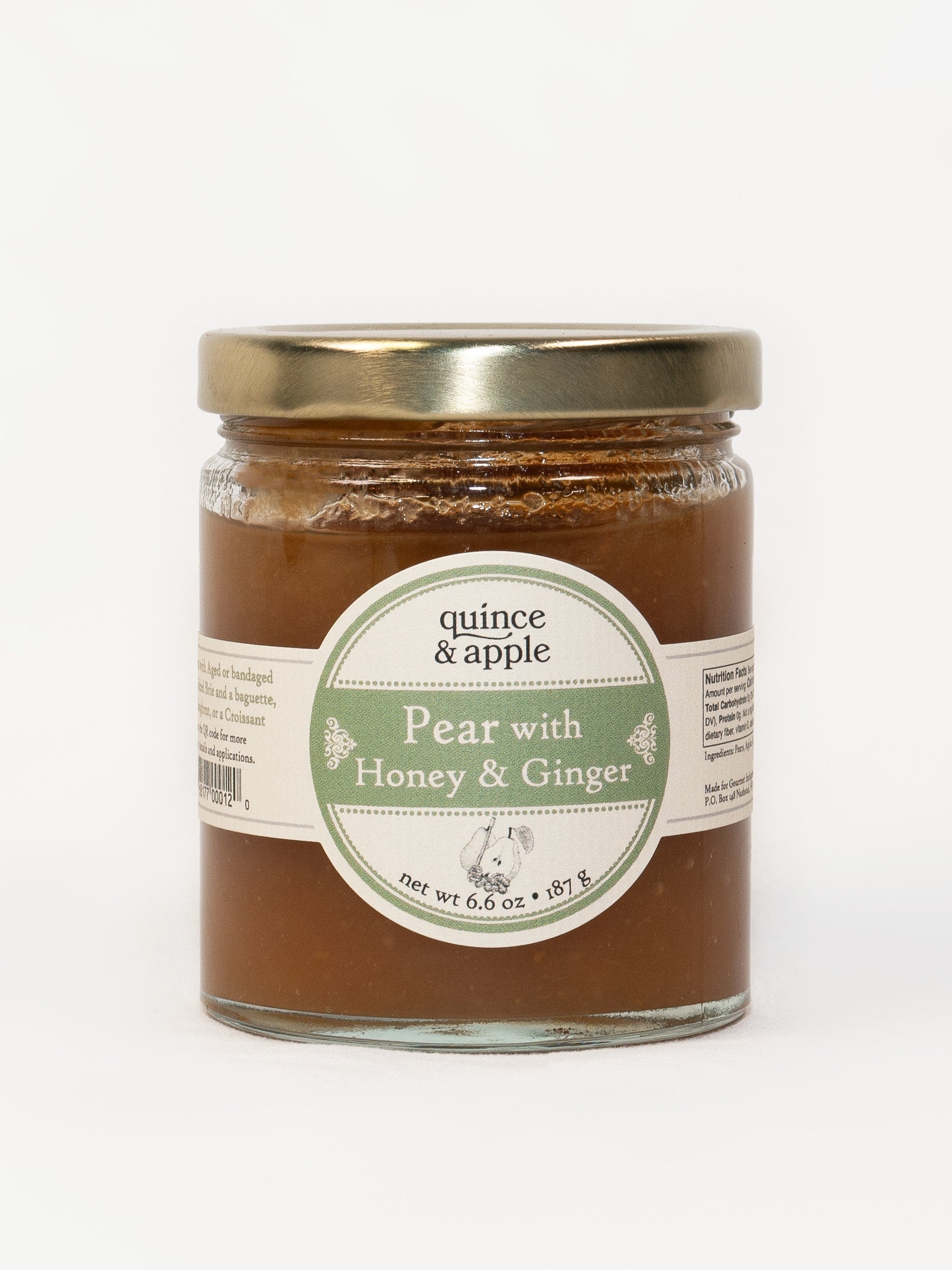 Pear with Honey and Ginger Conserve