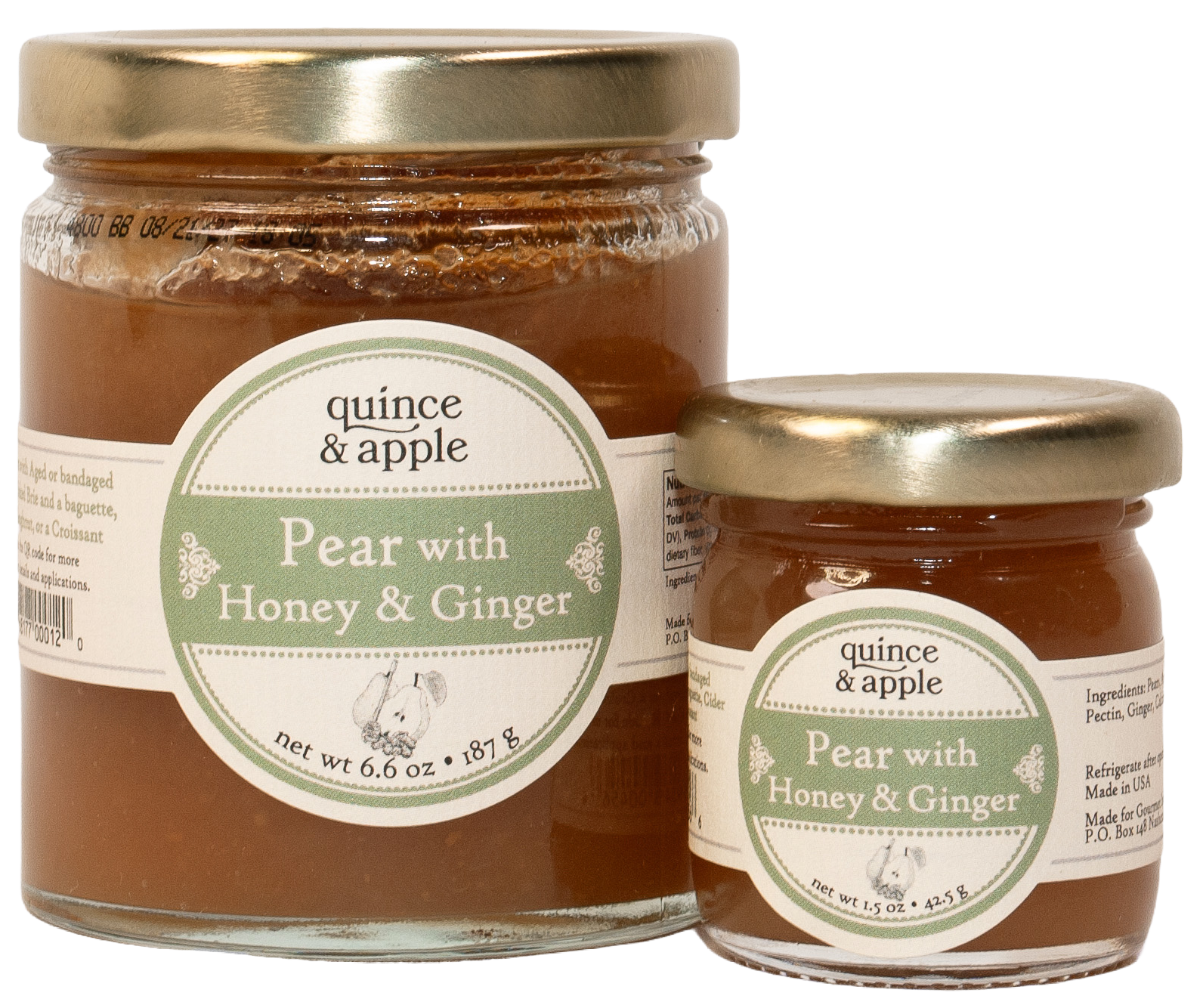 Pear with Honey and Ginger Conserve