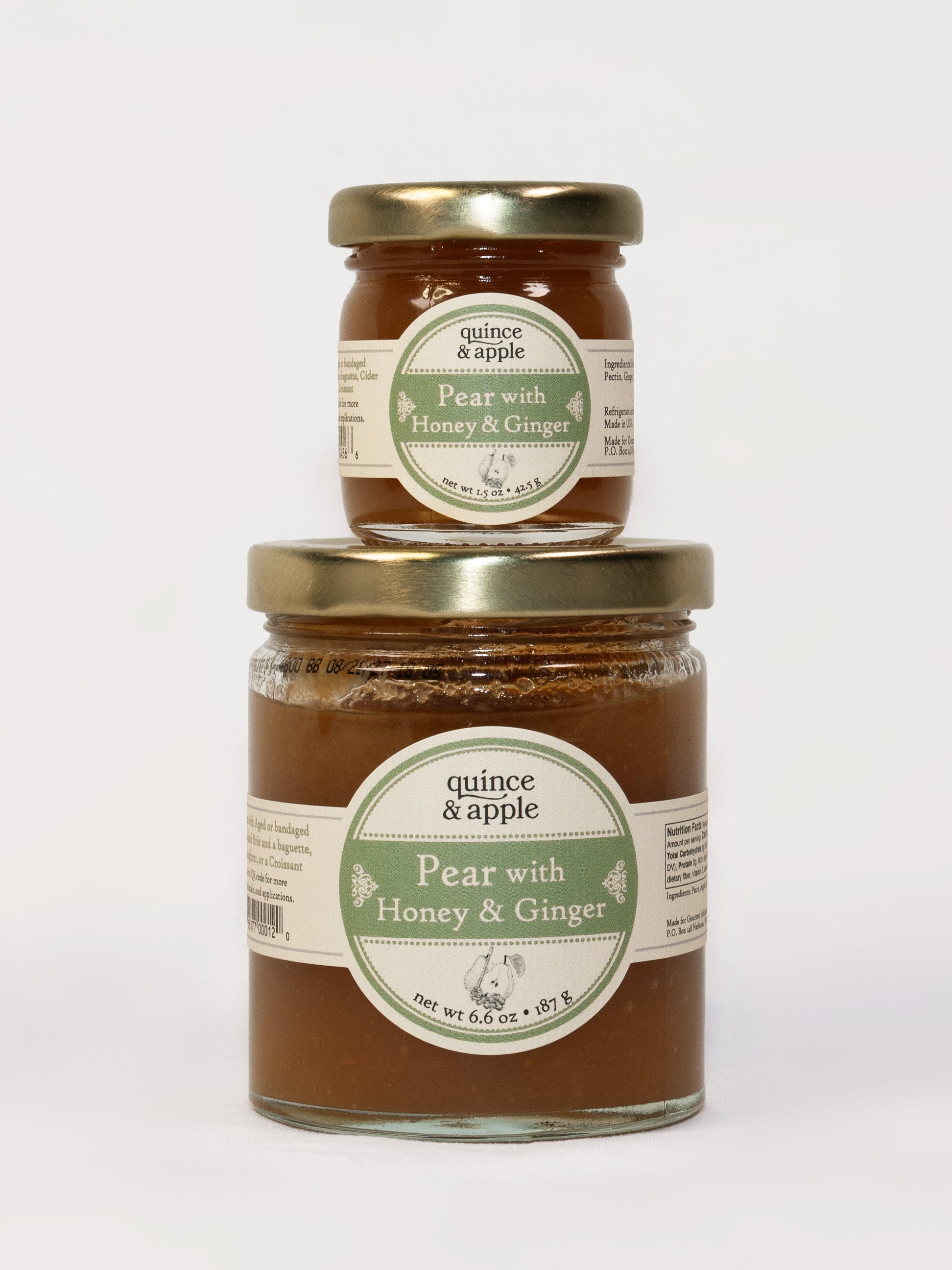 Pear with Honey and Ginger Conserve