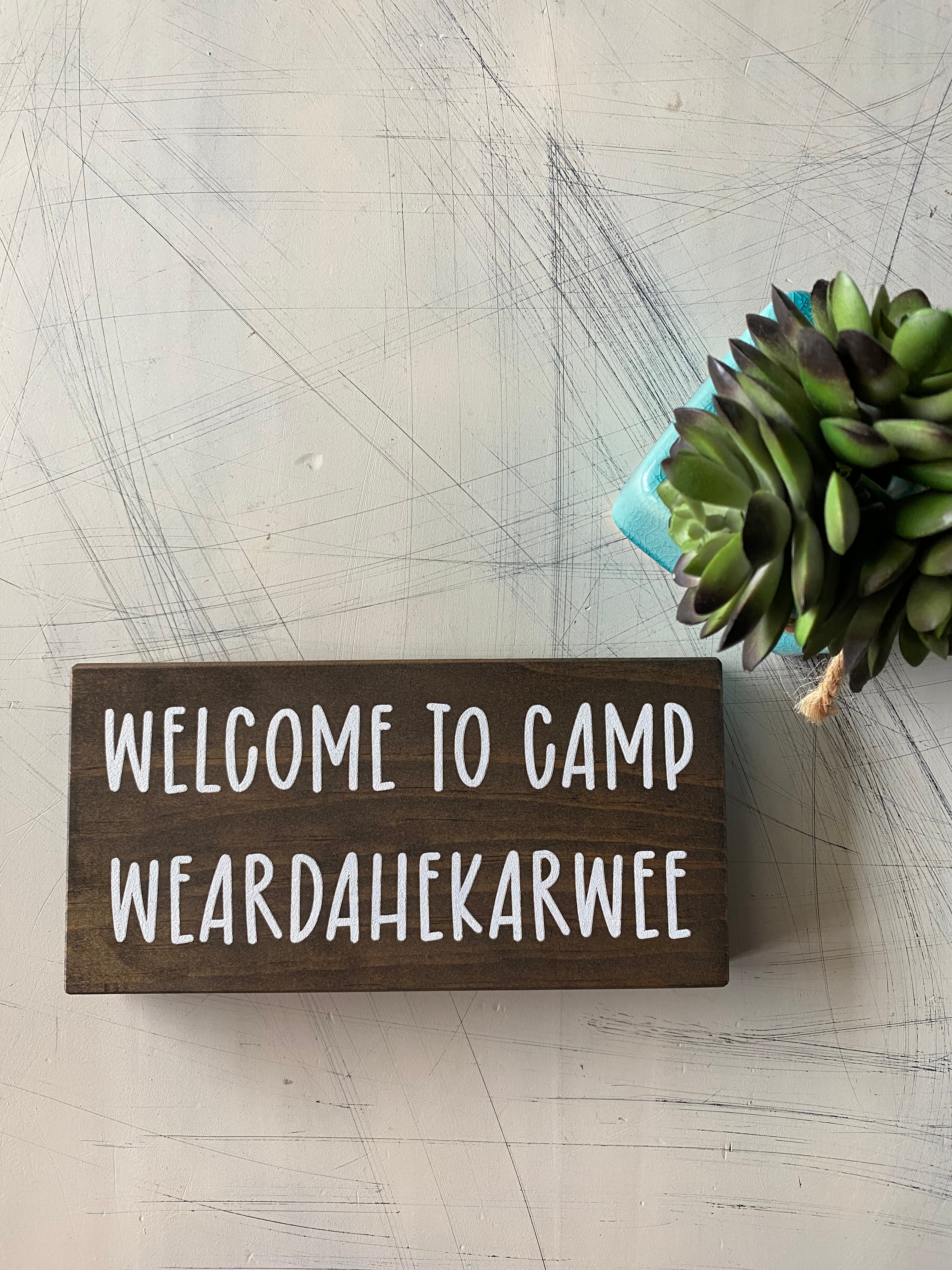 Welcome to Camp Weardahekarwee