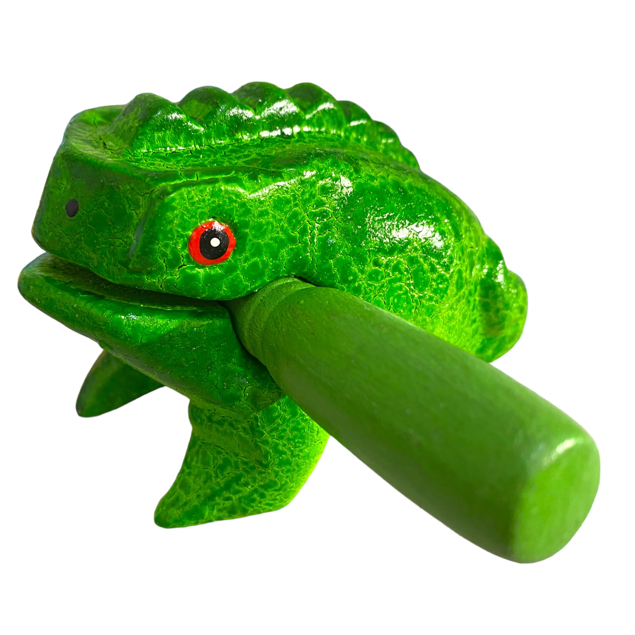 3" Medium Green Tree Musical Percussion Frog