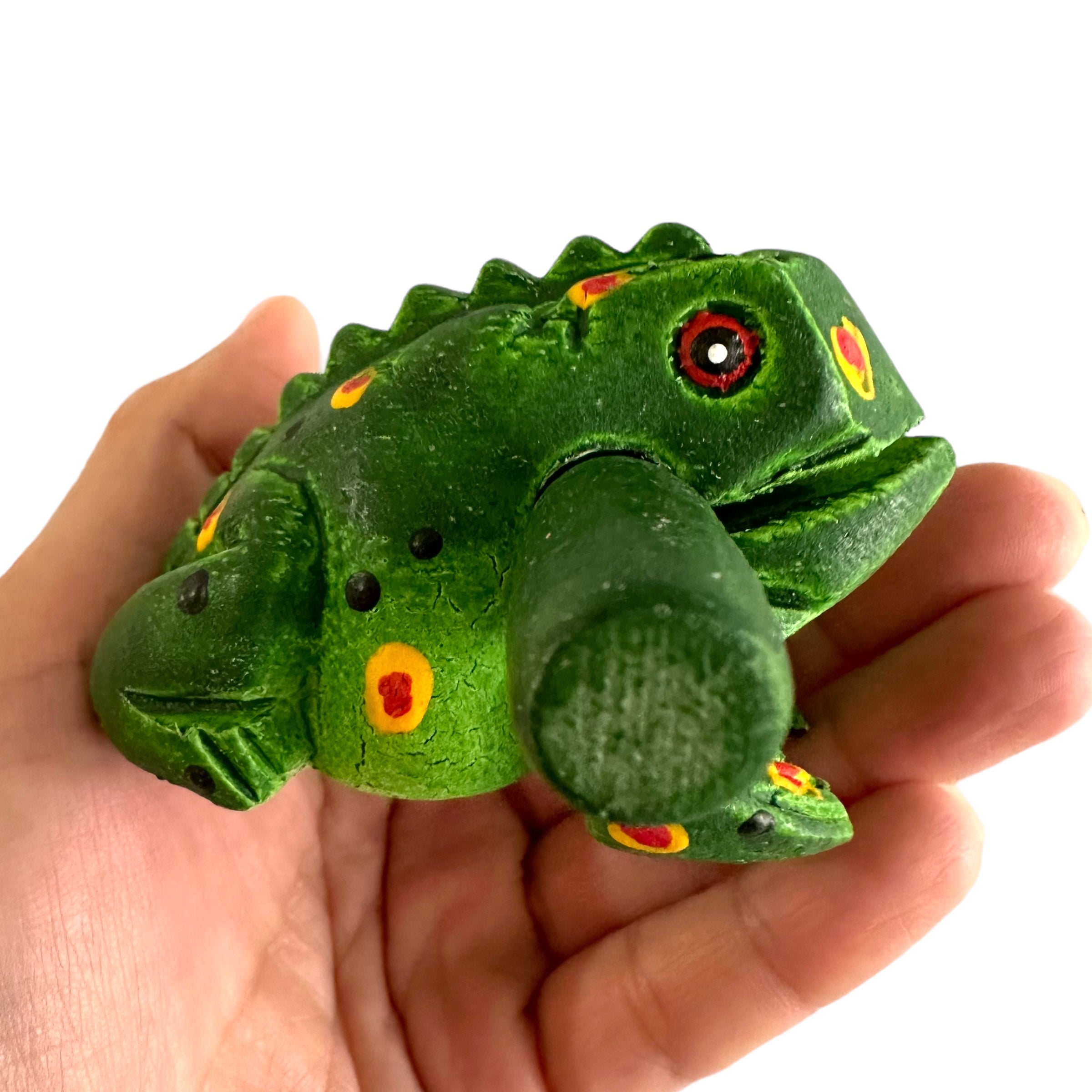 2" Spring Frog Musical Frog Percussion Instrument