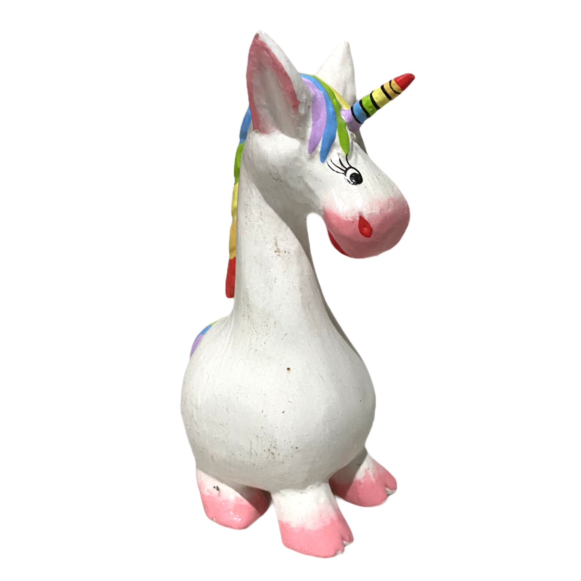 Wooden Unicorn Decoration Figurine